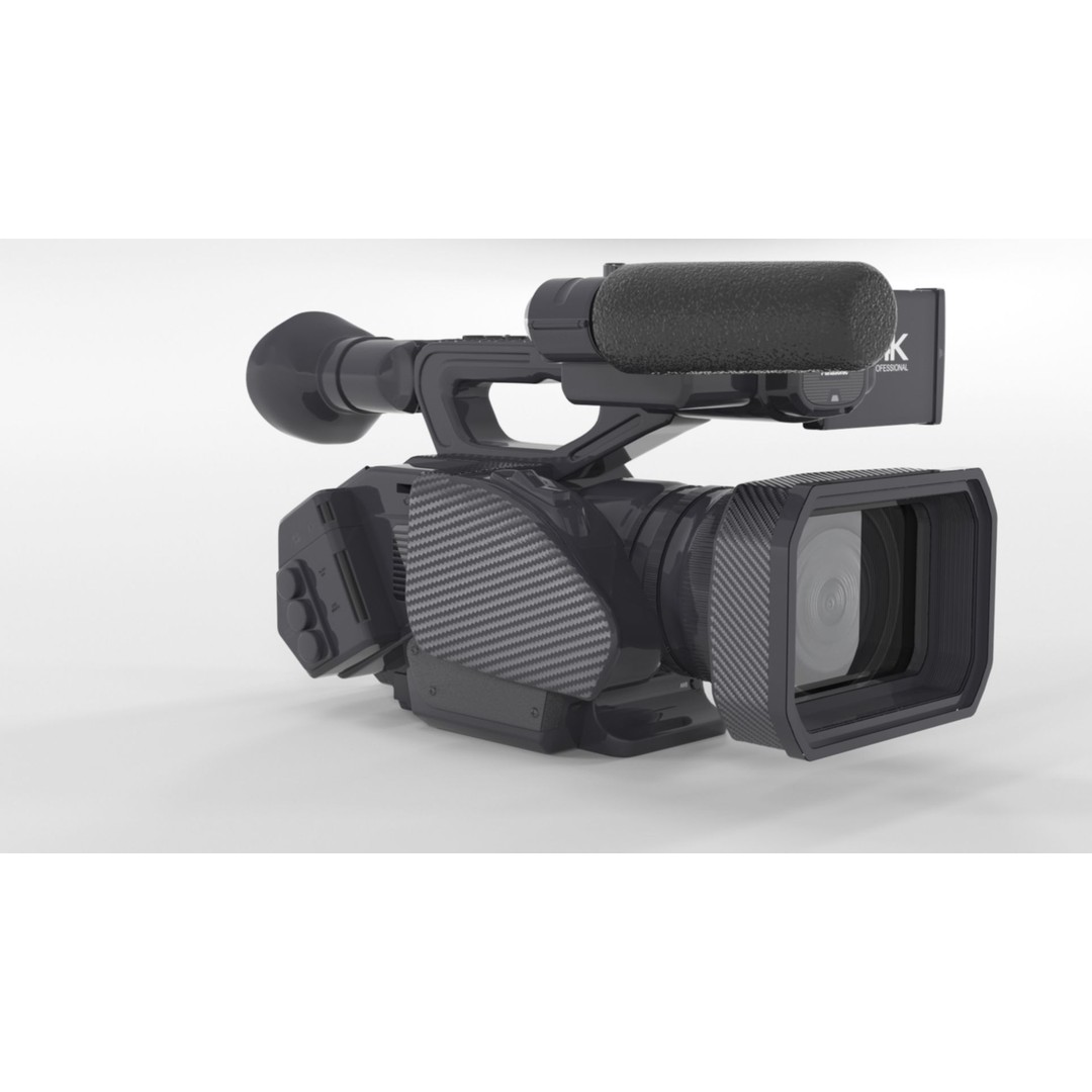 Panasonic AG-DVX200 3D Model – Realistic Handheld Camcorder, PBR Textures - View 11