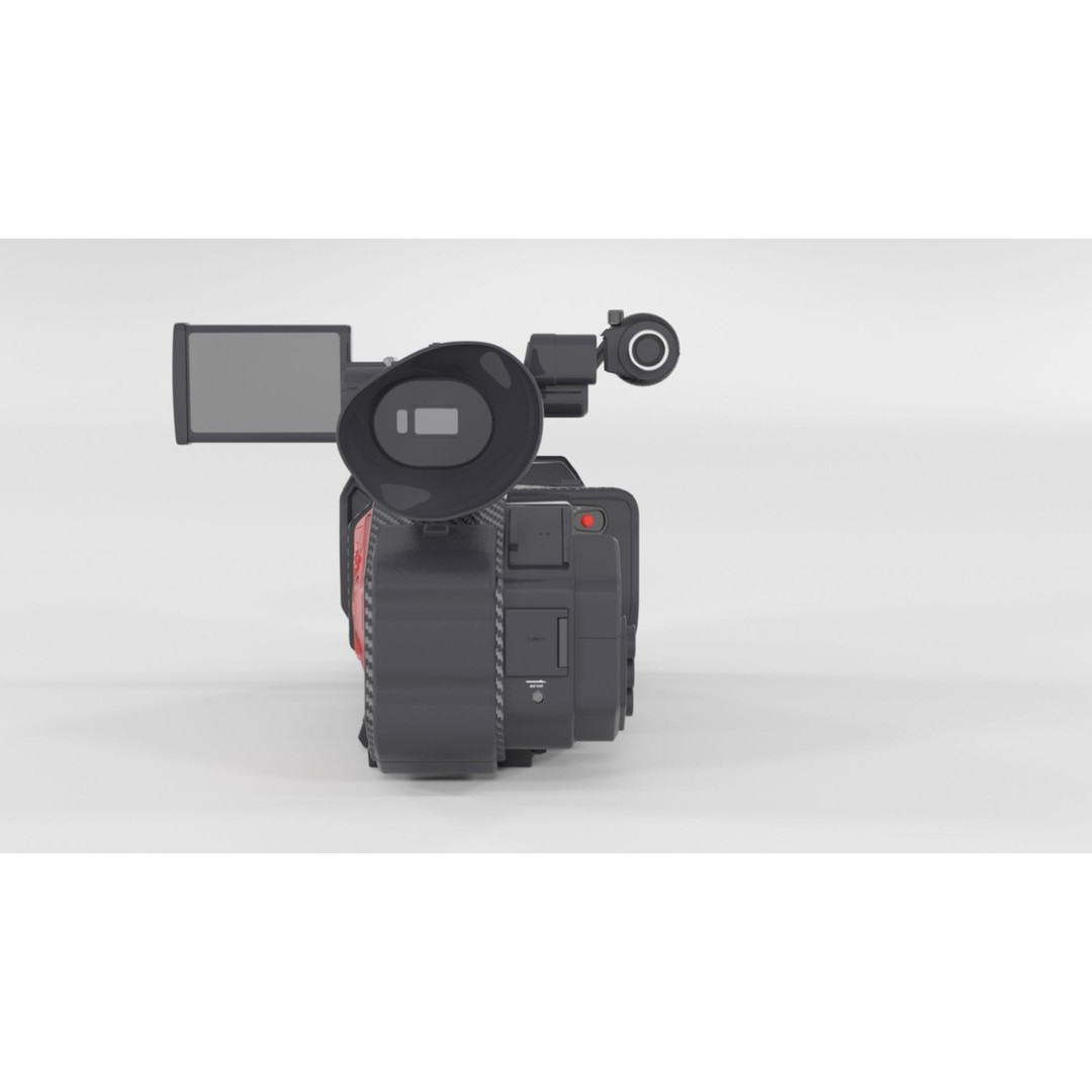 Panasonic AG-DVX200 3D Model – Realistic Handheld Camcorder, PBR Textures - View 15