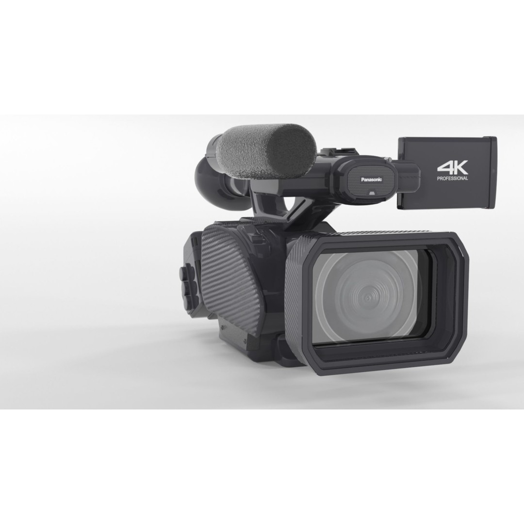 Panasonic AG-DVX200 3D Model – Realistic Handheld Camcorder, PBR Textures - View 16