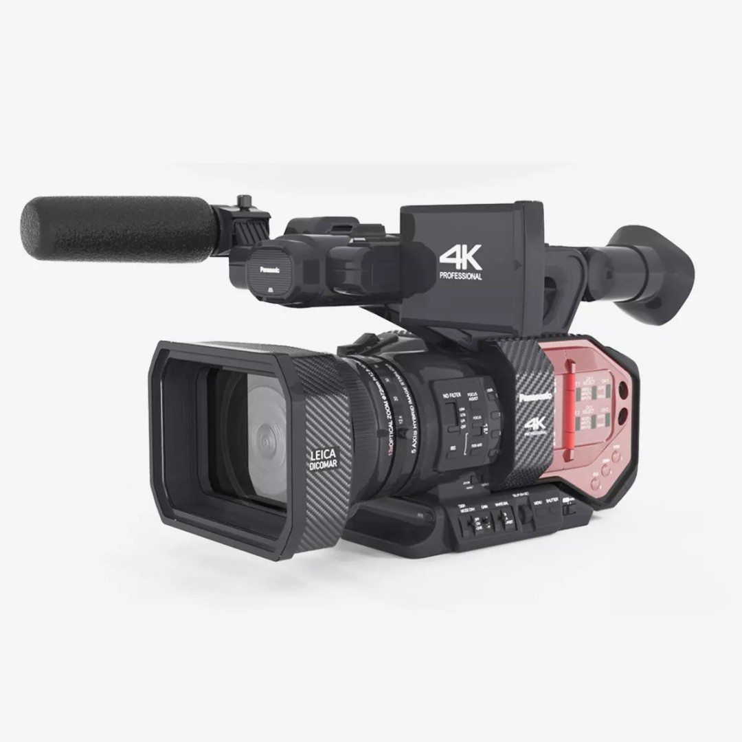 Panasonic AG-DVX200 3D Model – Realistic Handheld Camcorder, PBR Textures - View 2