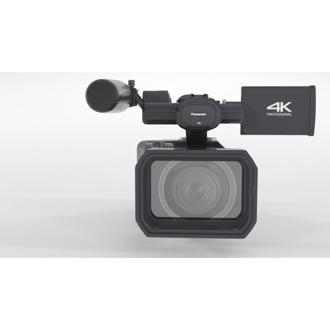 Panasonic AG-DVX200 3D Model – Realistic Handheld Camcorder, PBR Textures - View 4