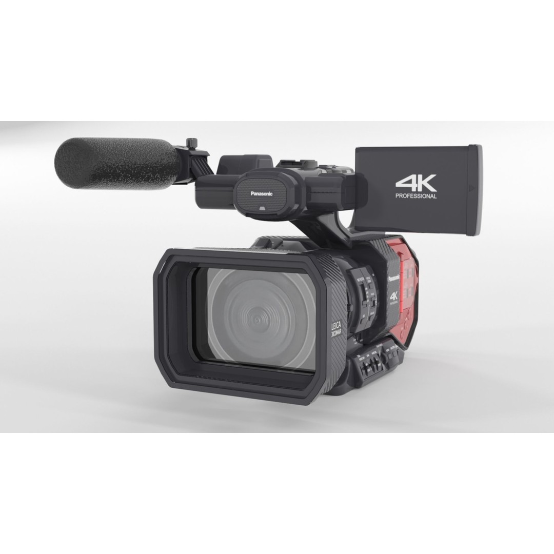 Panasonic AG-DVX200 3D Model – Realistic Handheld Camcorder, PBR Textures - View 5