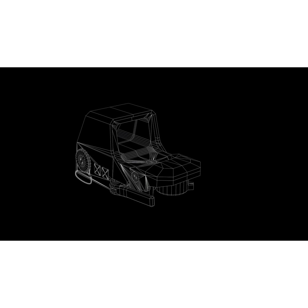 Sightmark Ultra Shot R-SPEC Reflex Sight 3D Model – Low Poly Game Asset, FBX, PBR - View 17