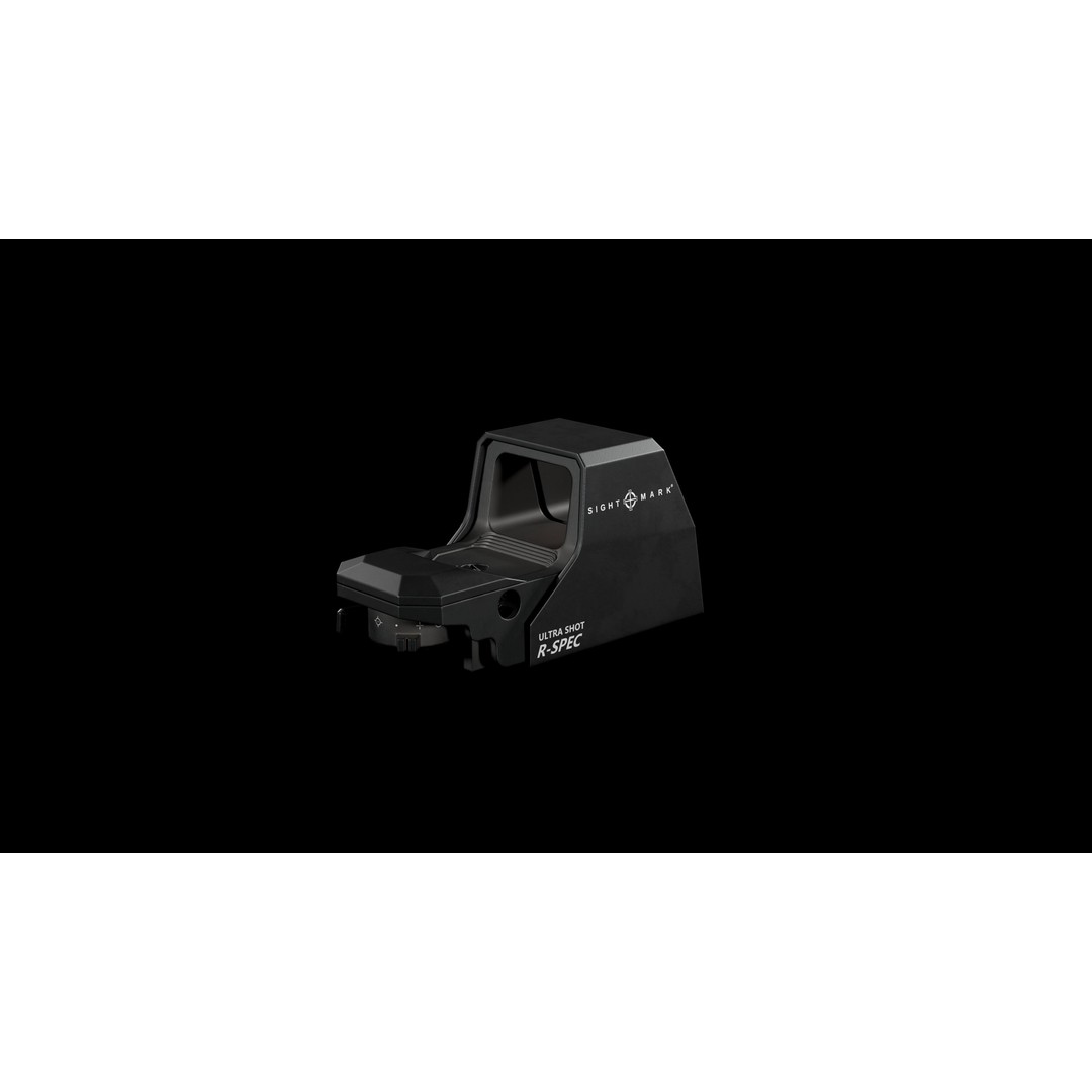 Sightmark Ultra Shot R-SPEC Reflex Sight 3D Model – Low Poly Game Asset, FBX, PBR - View 7
