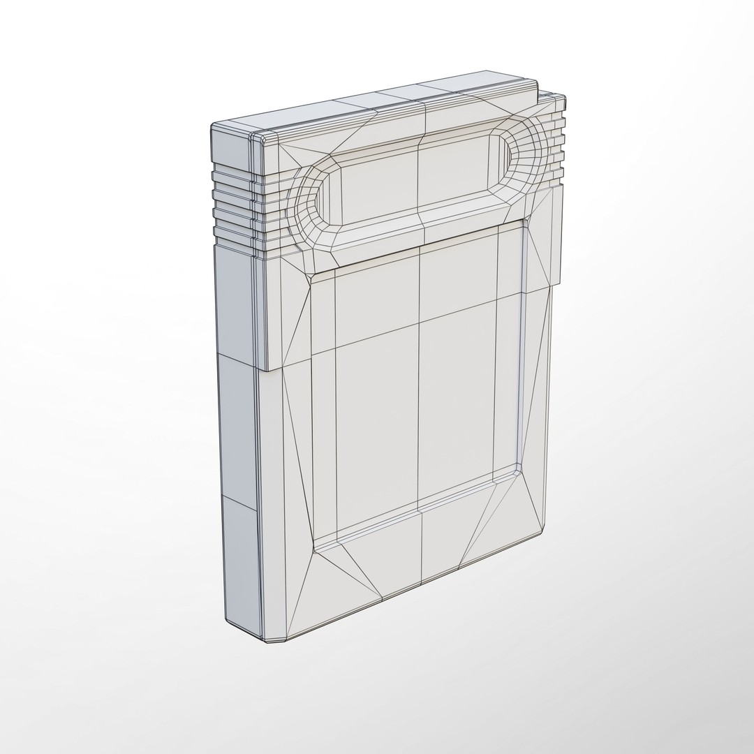 Nintendo Game Boy Color 3D Model – Low Poly Handheld Console, FBX - View 36