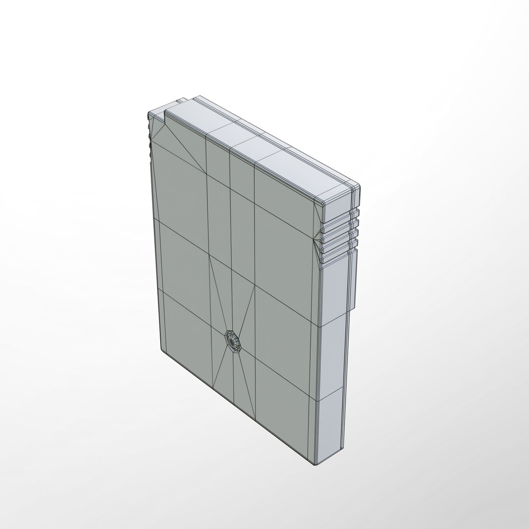 Nintendo Game Boy Color 3D Model – Low Poly Handheld Console, FBX - View 37