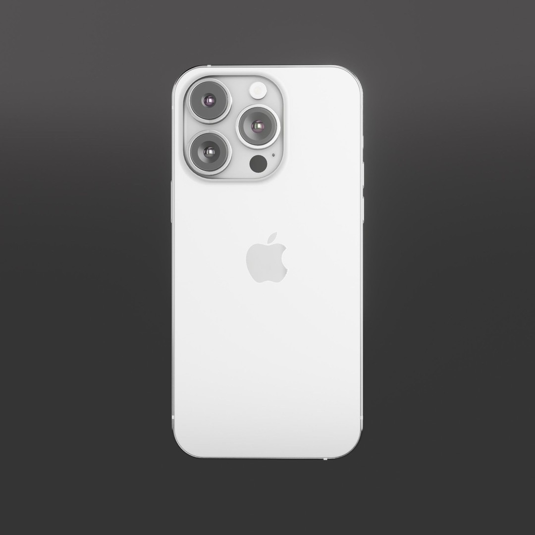 iPhone 14 Pro 3D Model – Low Poly Game Asset, FBX, PBR Textures - View 5