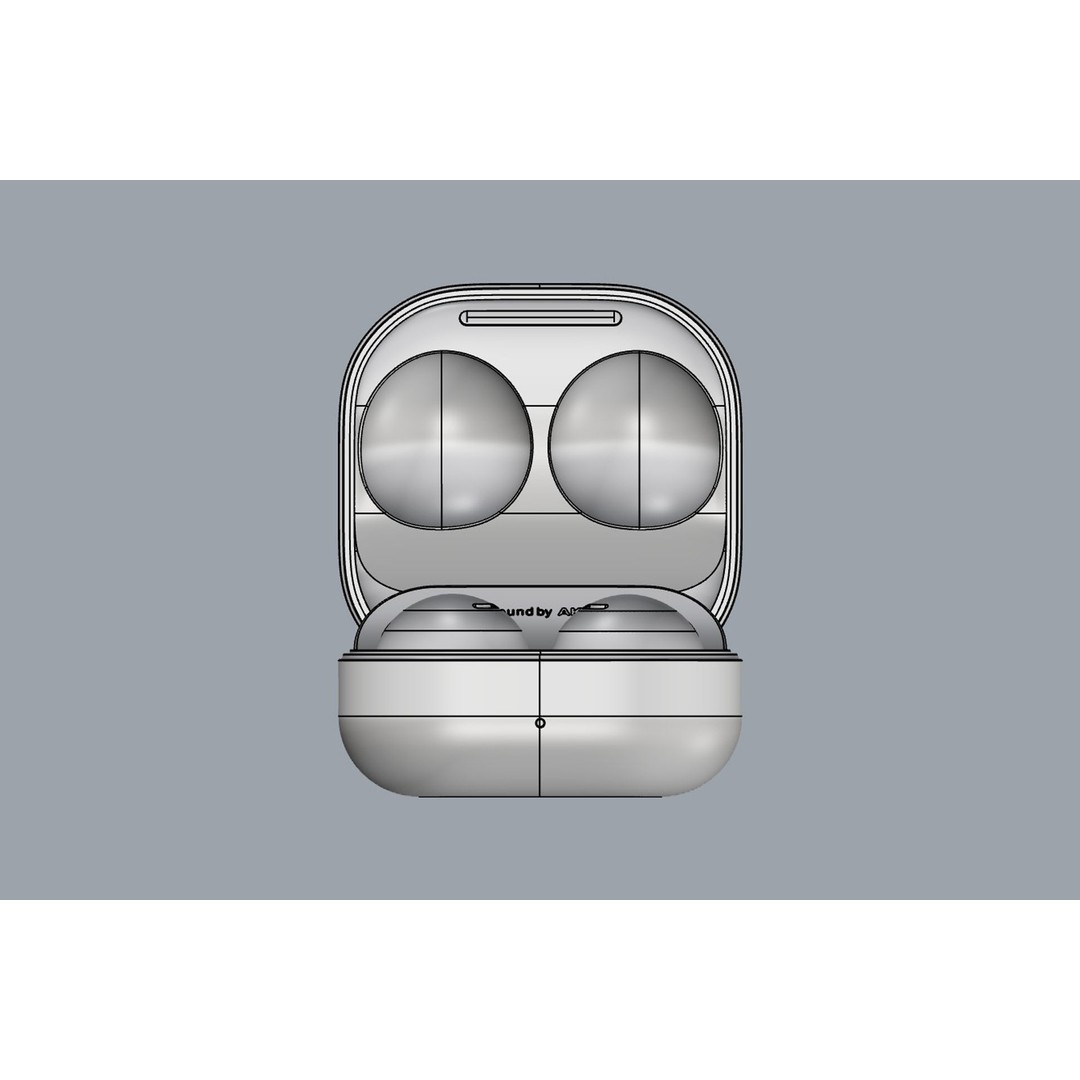 SAMSUNG Galaxy Buds2 Pro 3D Model – High Poly Audio Accessory, FBX, OBJ - View 23