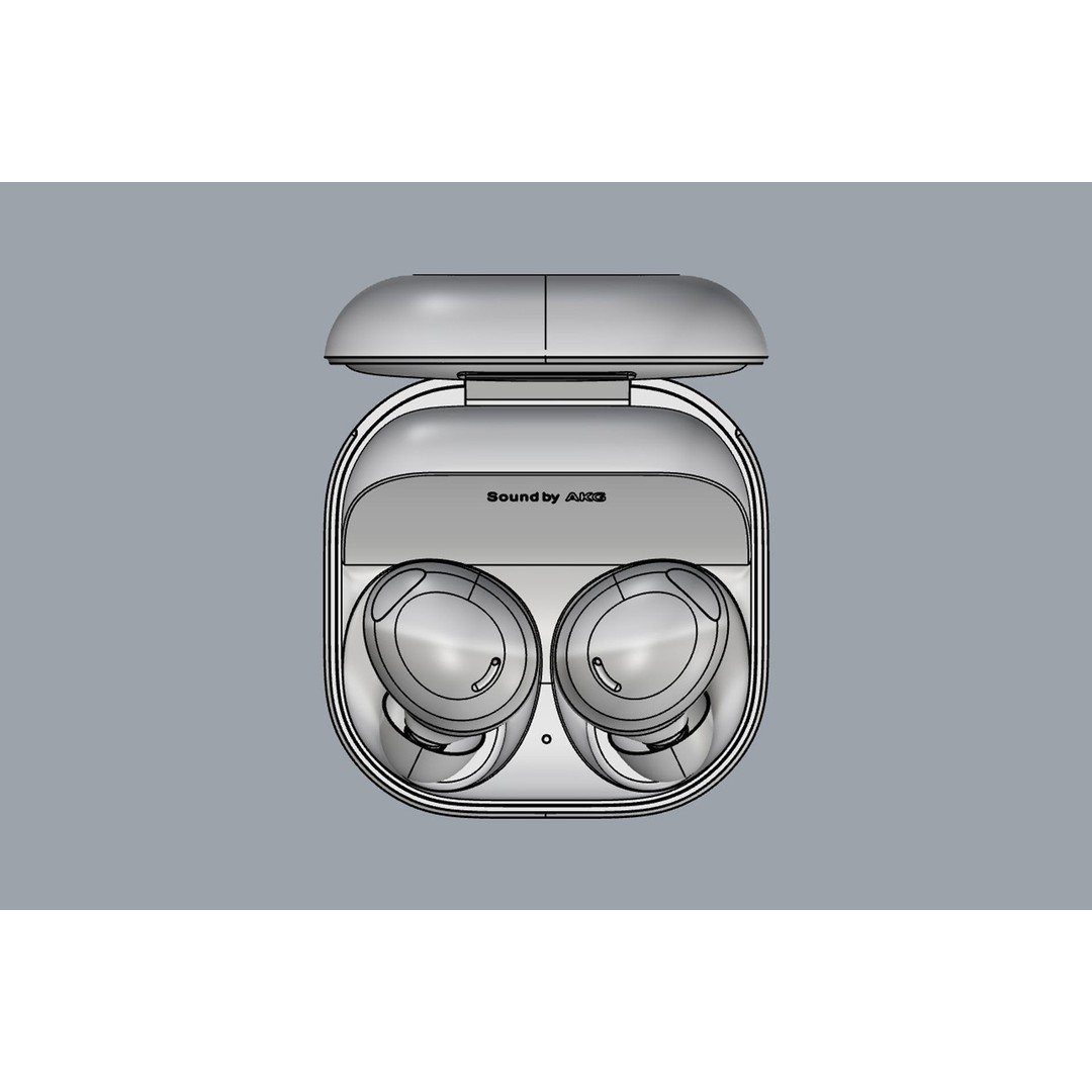 SAMSUNG Galaxy Buds2 Pro 3D Model – High Poly Audio Accessory, FBX, OBJ - View 24