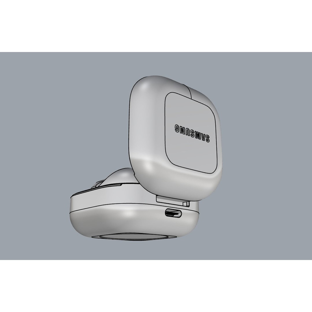 SAMSUNG Galaxy Buds2 Pro 3D Model – High Poly Audio Accessory, FBX, OBJ - View 25
