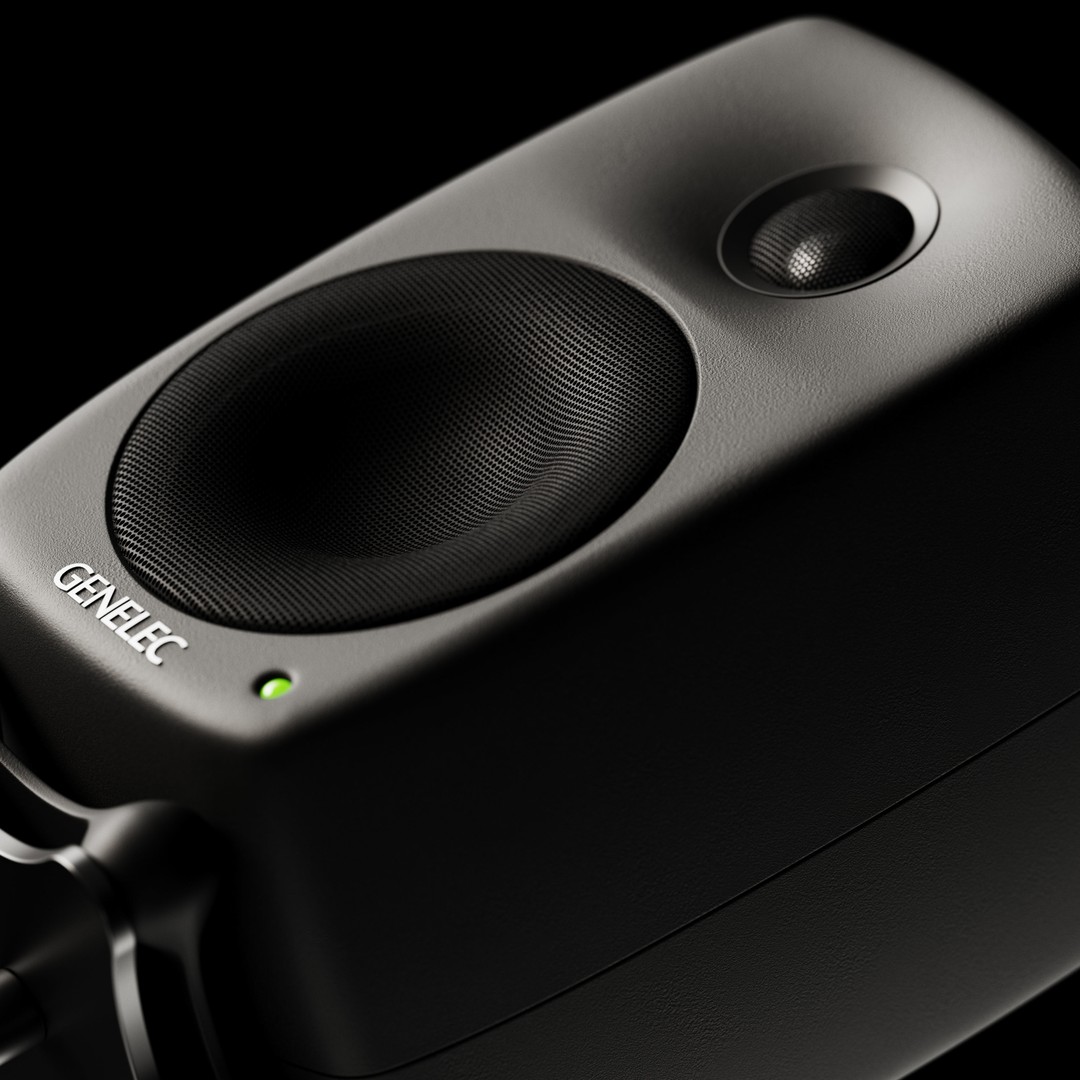 Genelec Speakers 3D Model – Studio Monitors, PBR Textures, FBX/OBJ - View 7