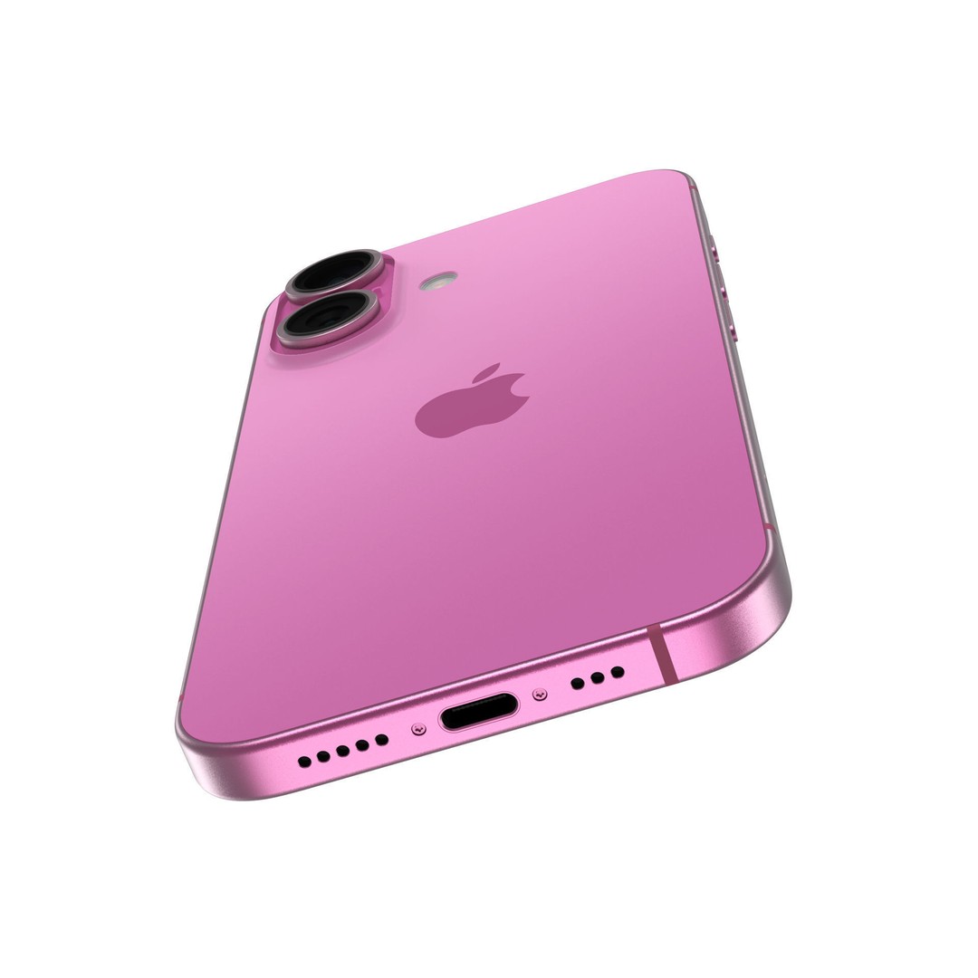 Apple iPhone 16 and 16 Plus 3D Model – Real World Scale, PBR Textures - View 21