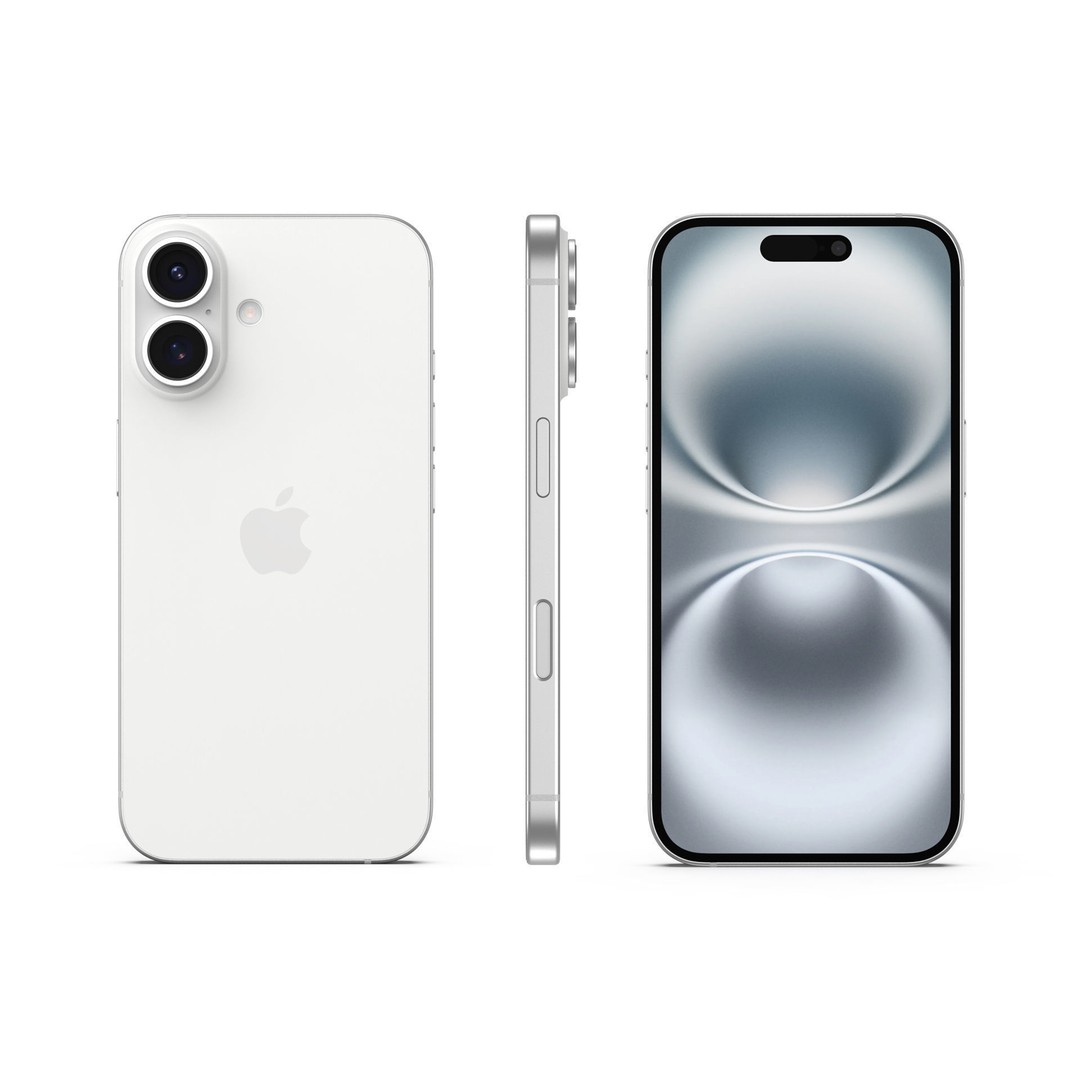 Apple iPhone 16 and 16 Plus 3D Model – Real World Scale, PBR Textures - View 6