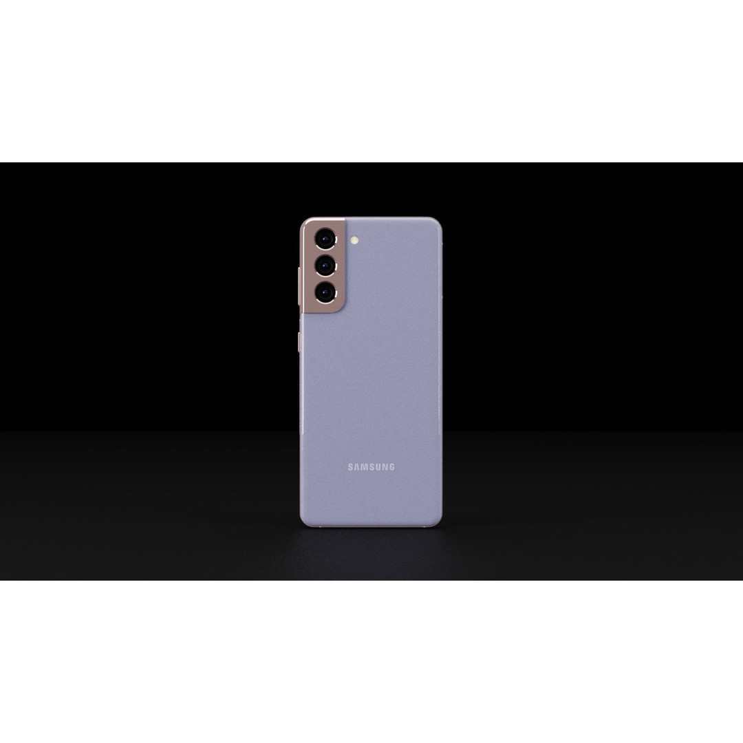 Samsung Galaxy S21 3D Model – Low Poly Game Asset, FBX, OBJ - View 3