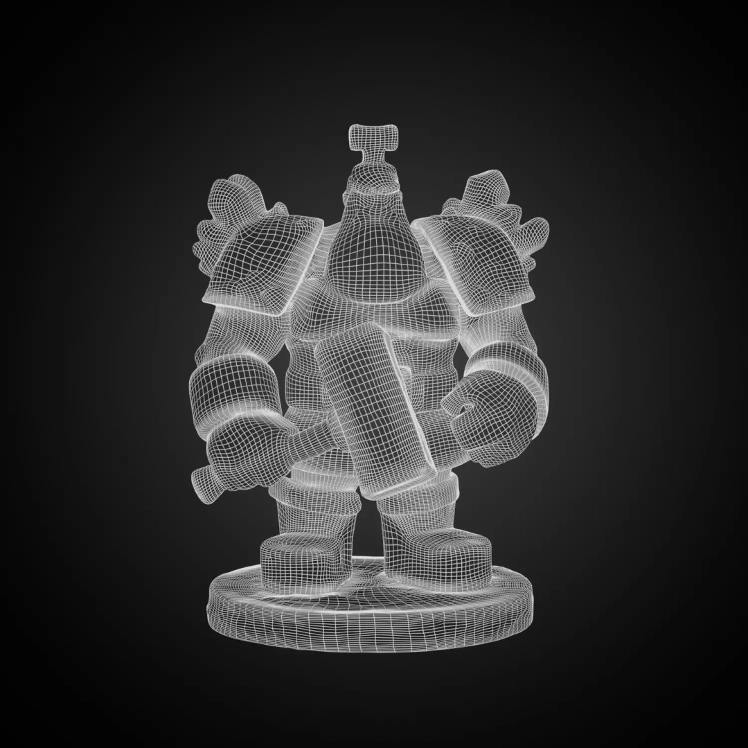 Dwarf 3D Model – Detailed Fantasy Character, Game Ready, FBX - View 6