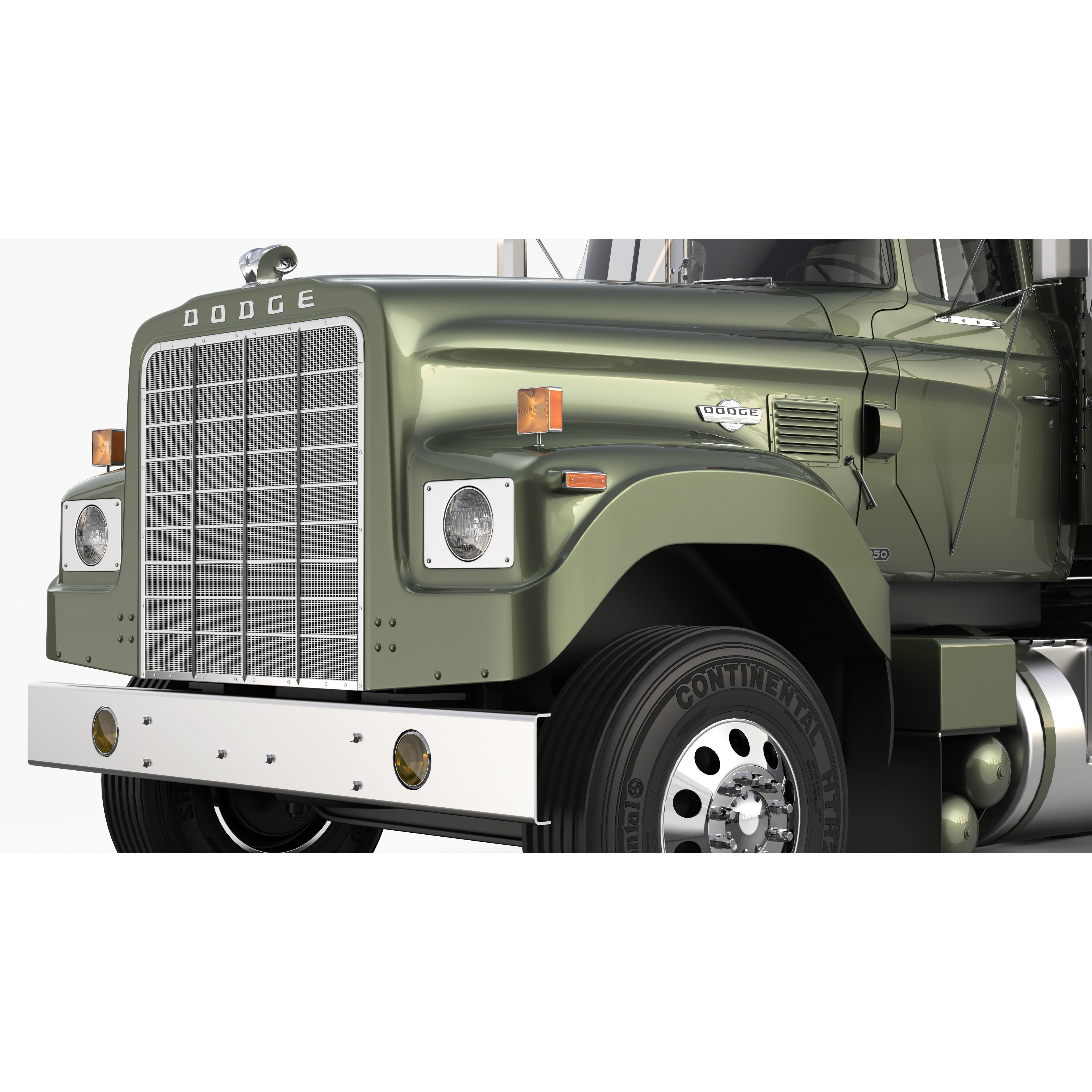 Dodge CNT 950 Big Horn 1973-1975 - High-Poly 3D Model - View 11