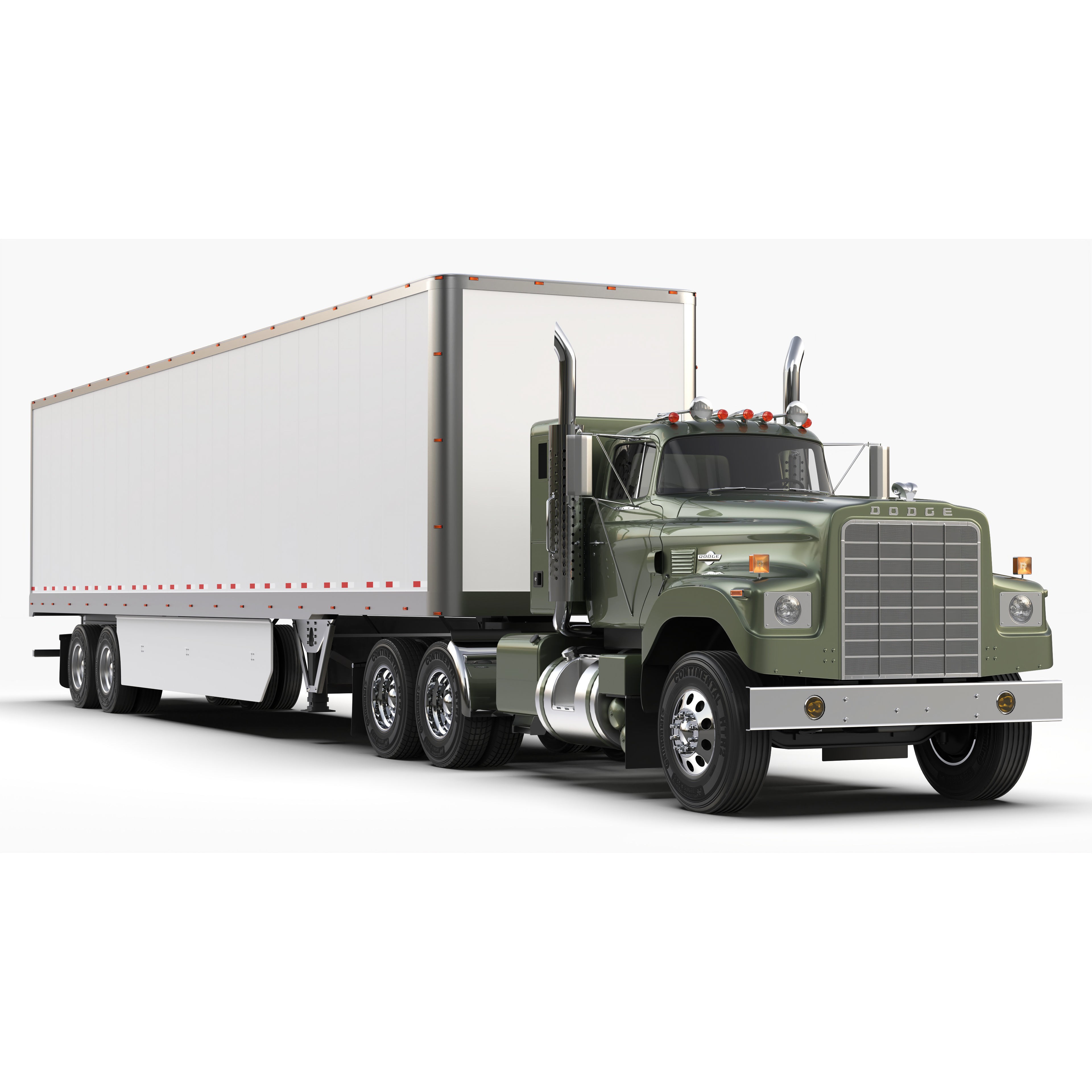 Dodge CNT 950 Big Horn 1973-1975 - High-Poly 3D Model - View 12