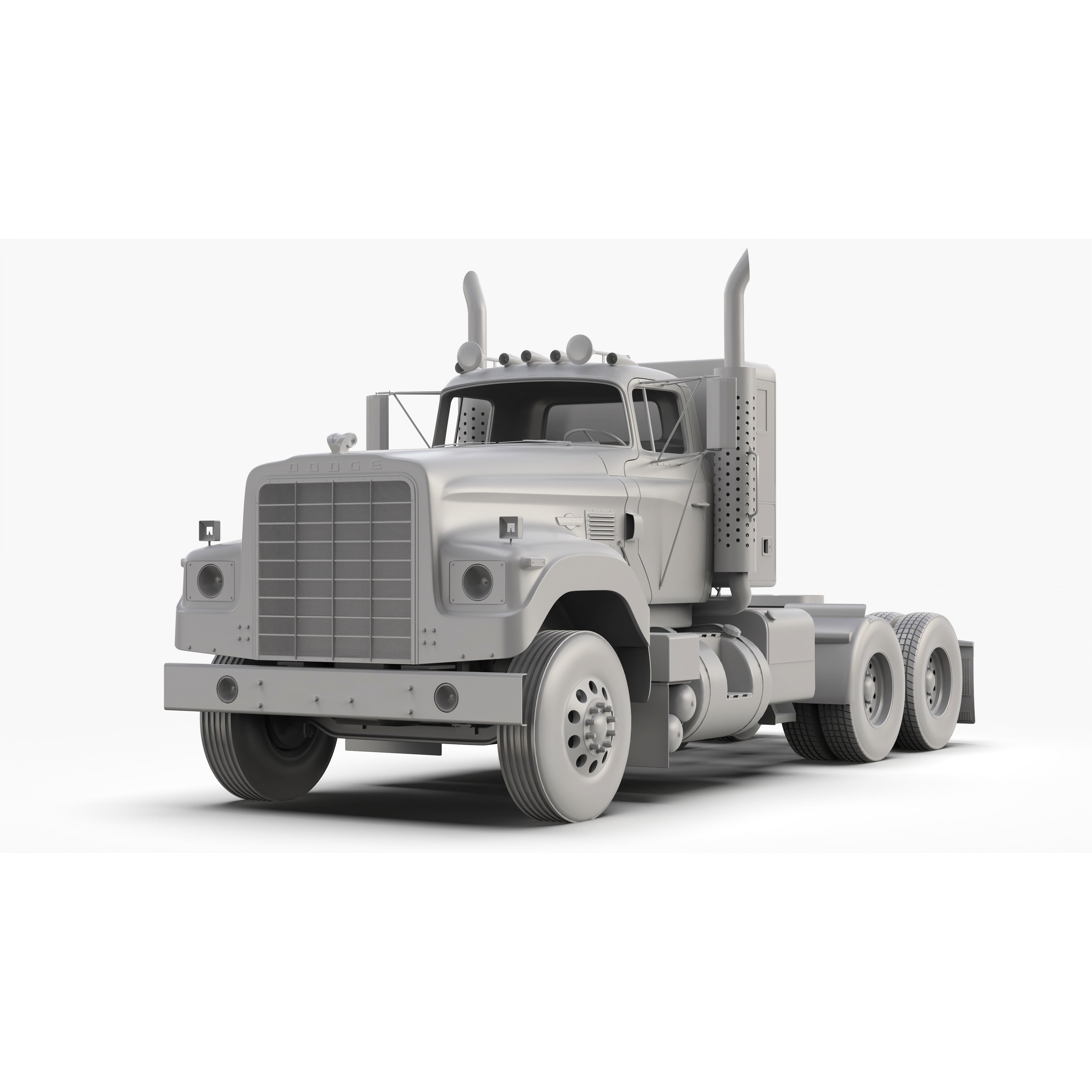 Dodge CNT 950 Big Horn 1973-1975 - High-Poly 3D Model - View 15