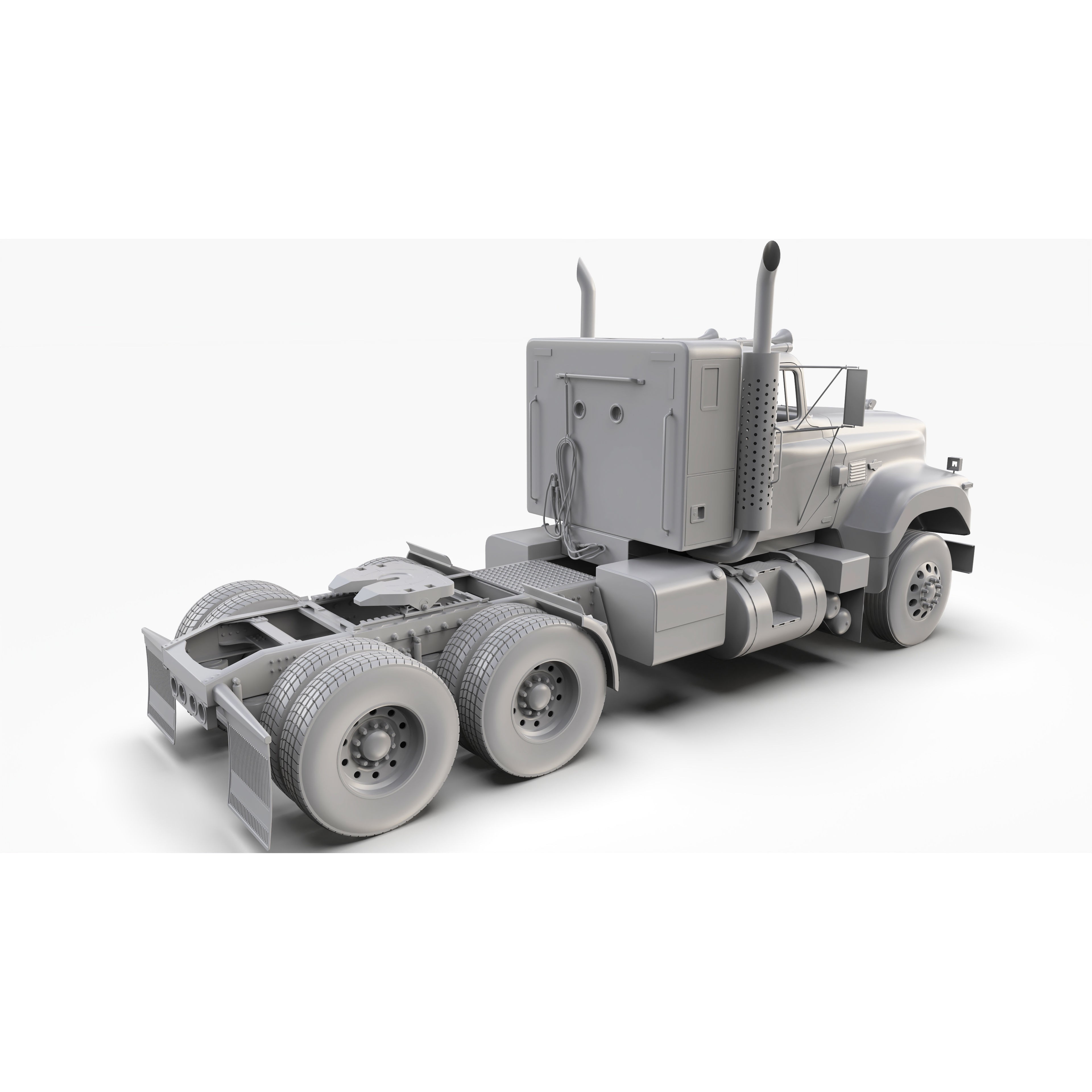 Dodge CNT 950 Big Horn 1973-1975 - High-Poly 3D Model - View 17