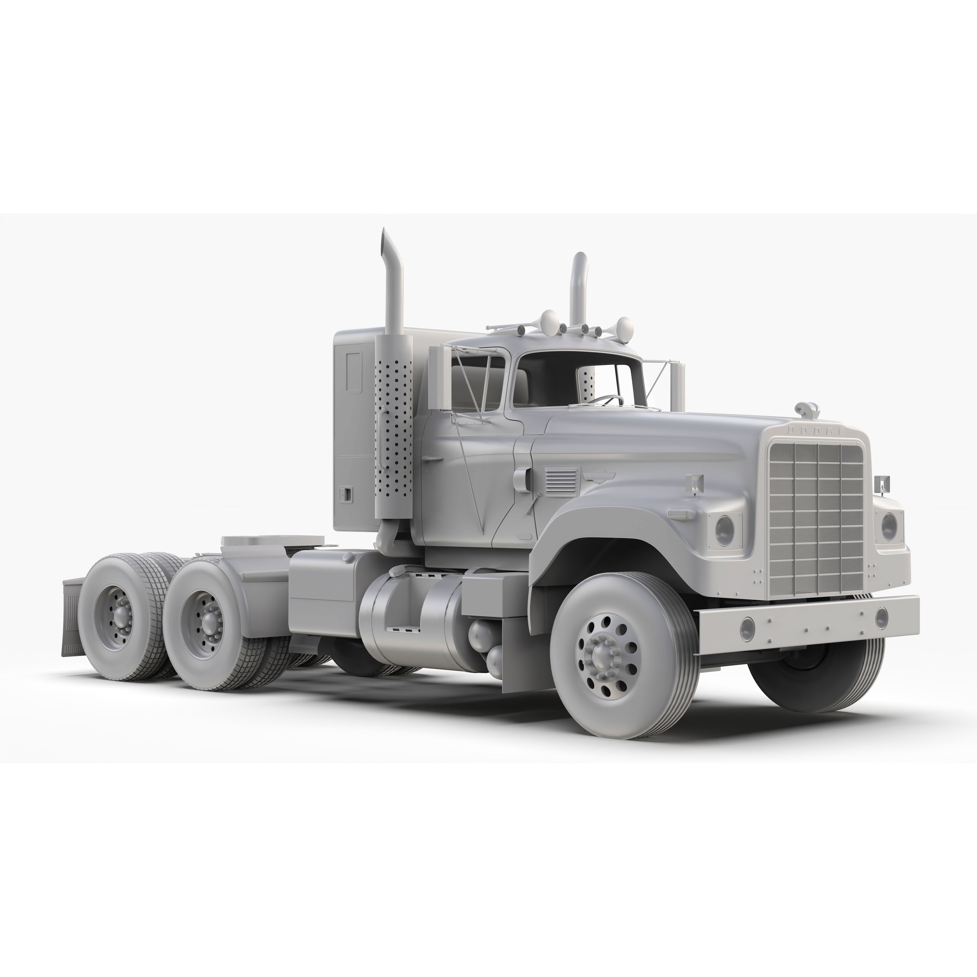 Dodge CNT 950 Big Horn 1973-1975 - High-Poly 3D Model - View 18