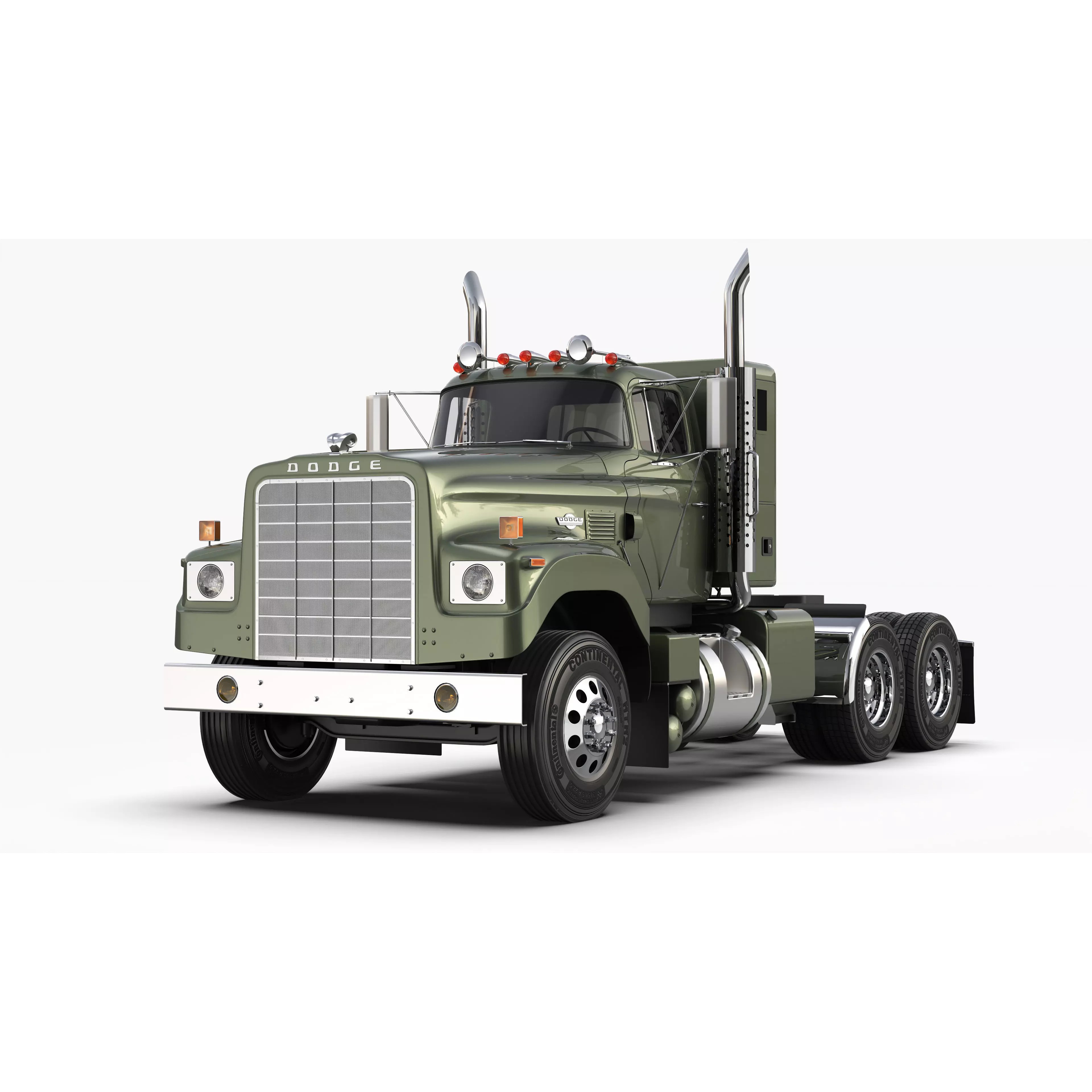 Dodge CNT 950 Big Horn 1973-1975 - High-Poly 3D Model - View 2