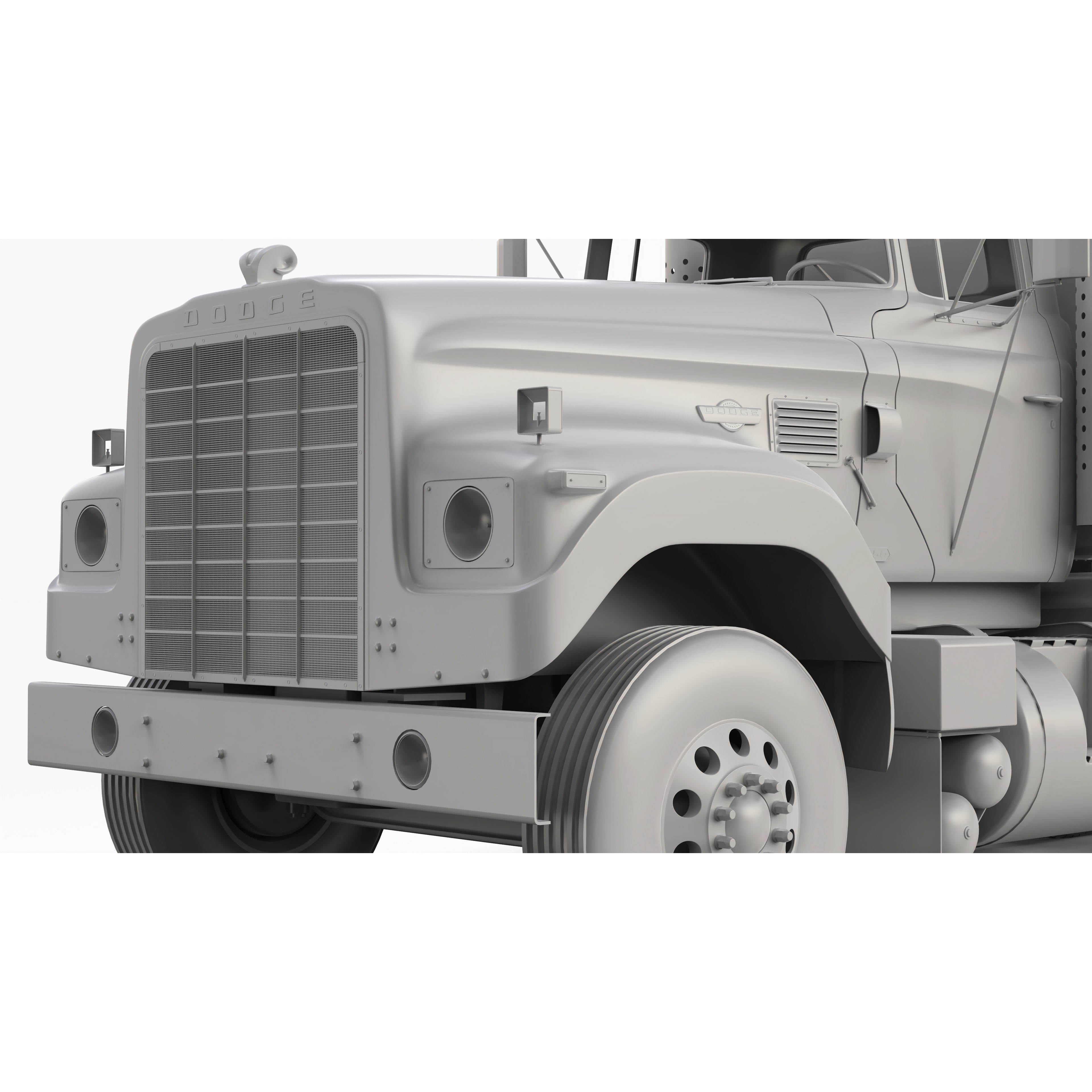 Dodge CNT 950 Big Horn 1973-1975 - High-Poly 3D Model - View 20