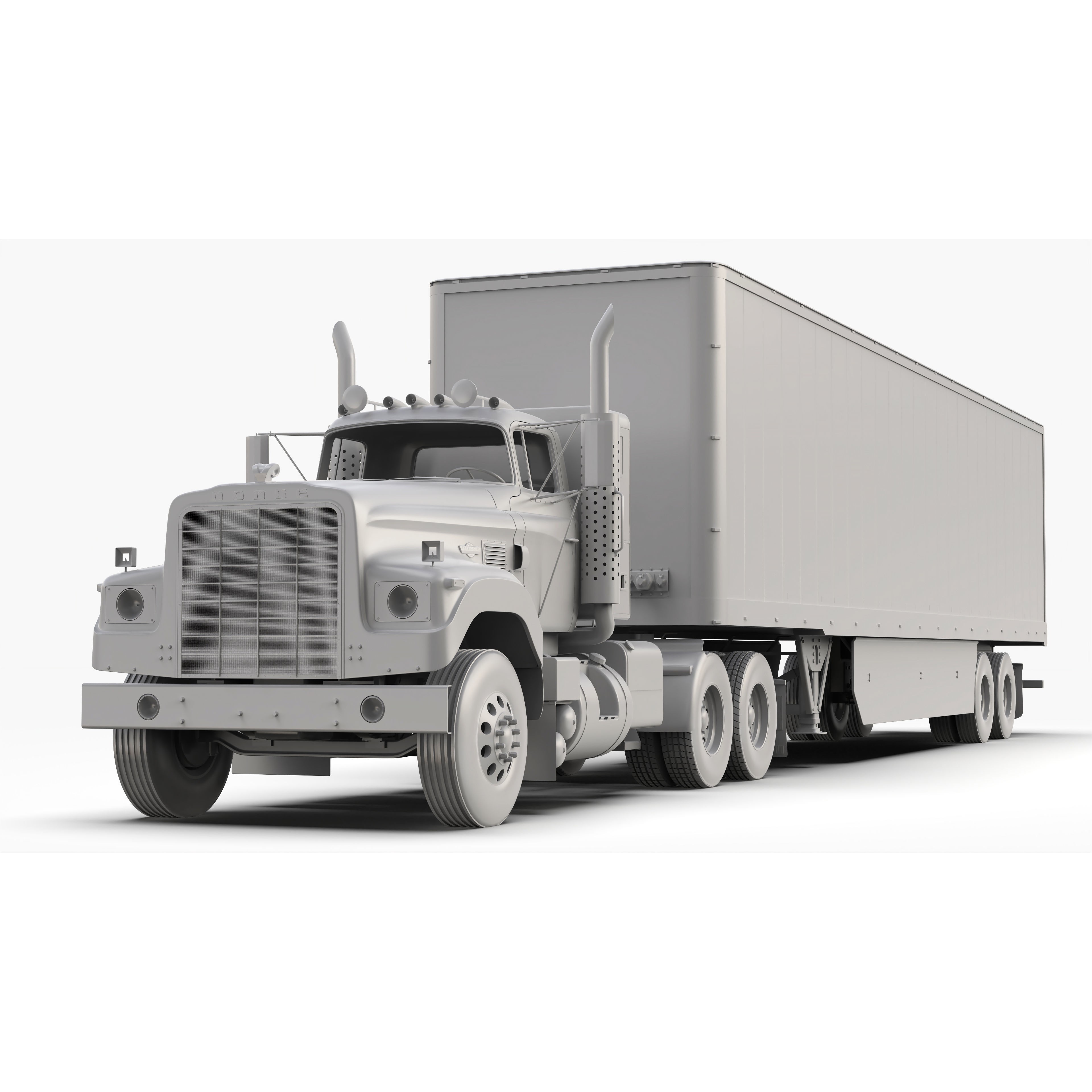 Dodge CNT 950 Big Horn 1973-1975 - High-Poly 3D Model - View 21