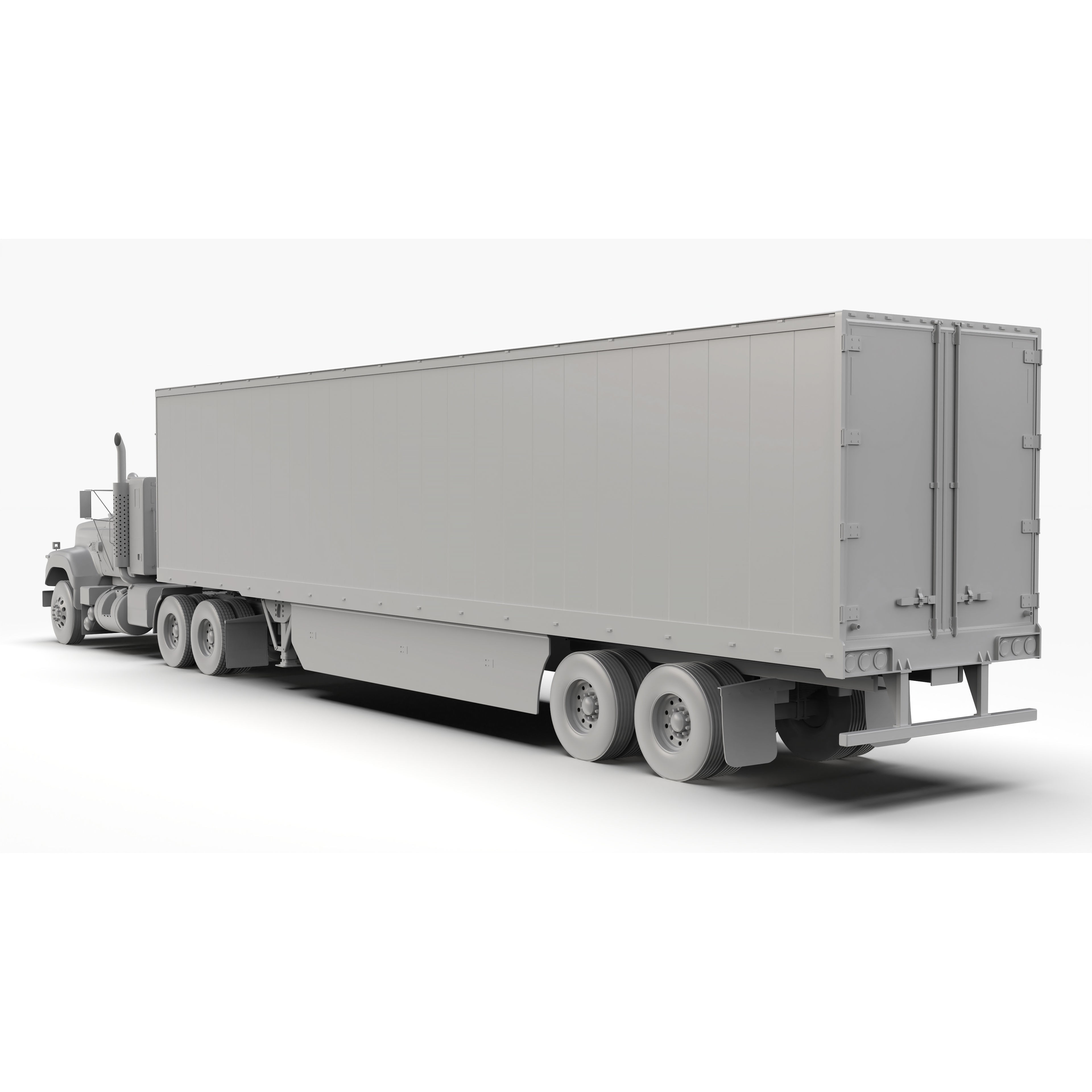 Dodge CNT 950 Big Horn 1973-1975 - High-Poly 3D Model - View 22