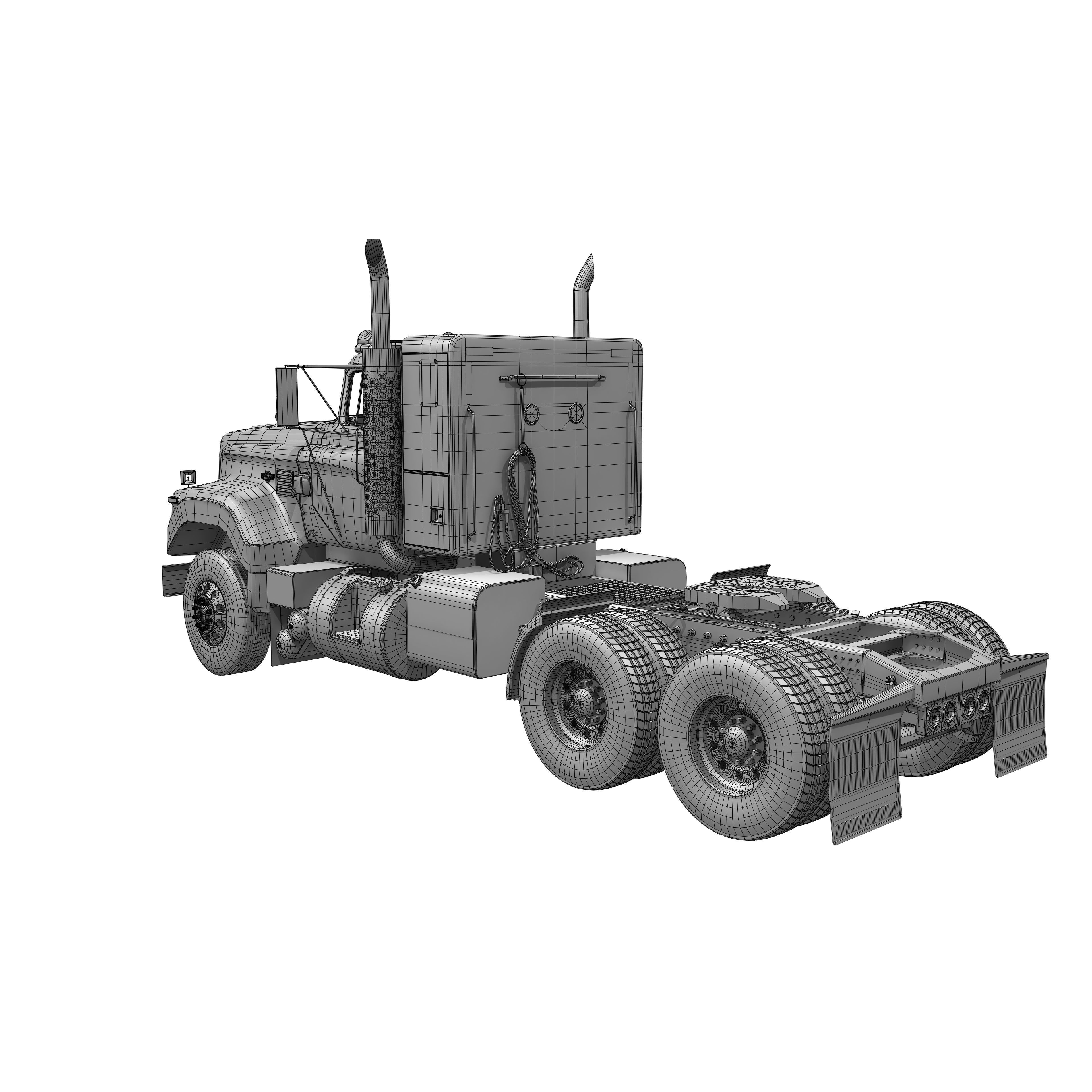 Dodge CNT 950 Big Horn 1973-1975 - High-Poly 3D Model - View 25