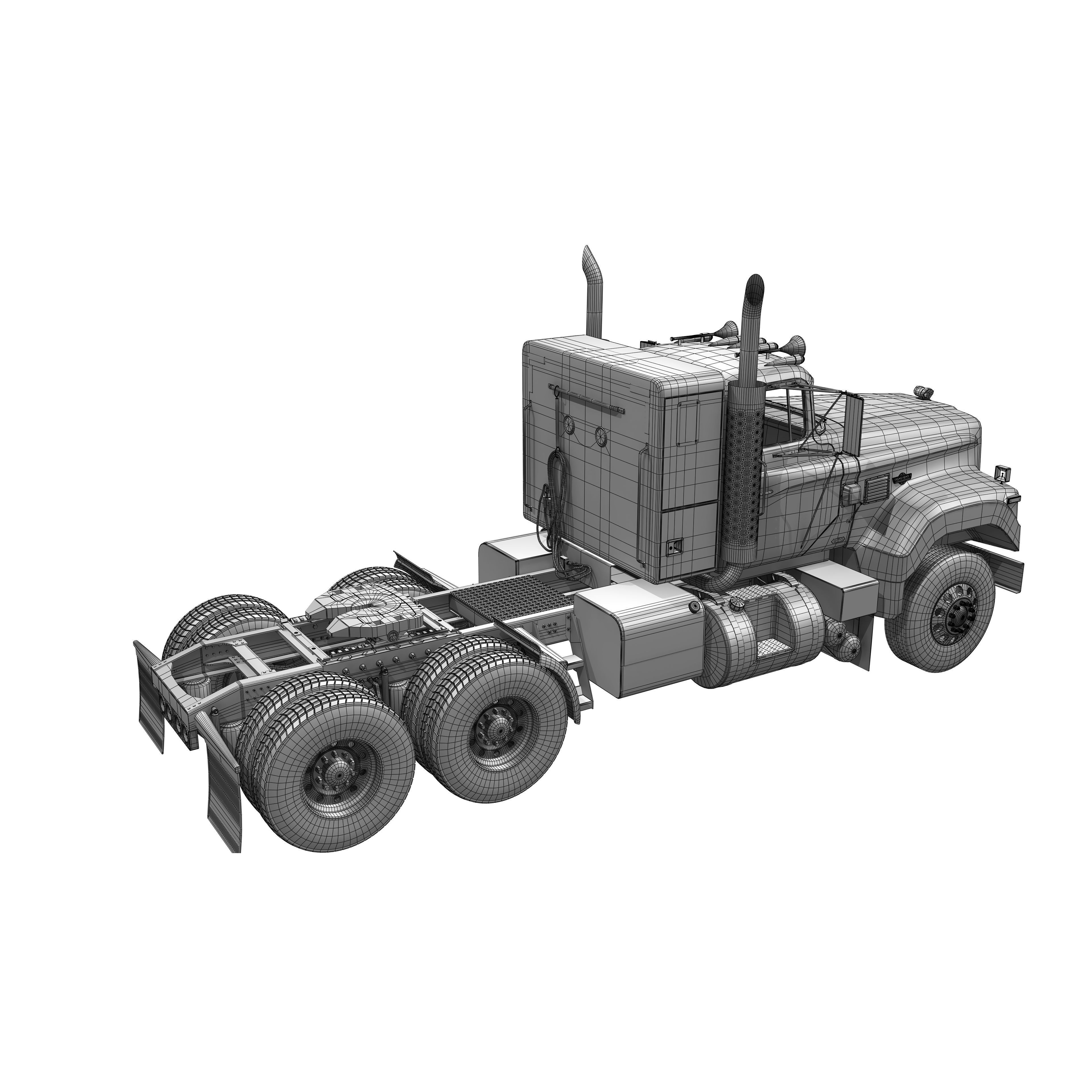 Dodge CNT 950 Big Horn 1973-1975 - High-Poly 3D Model - View 26