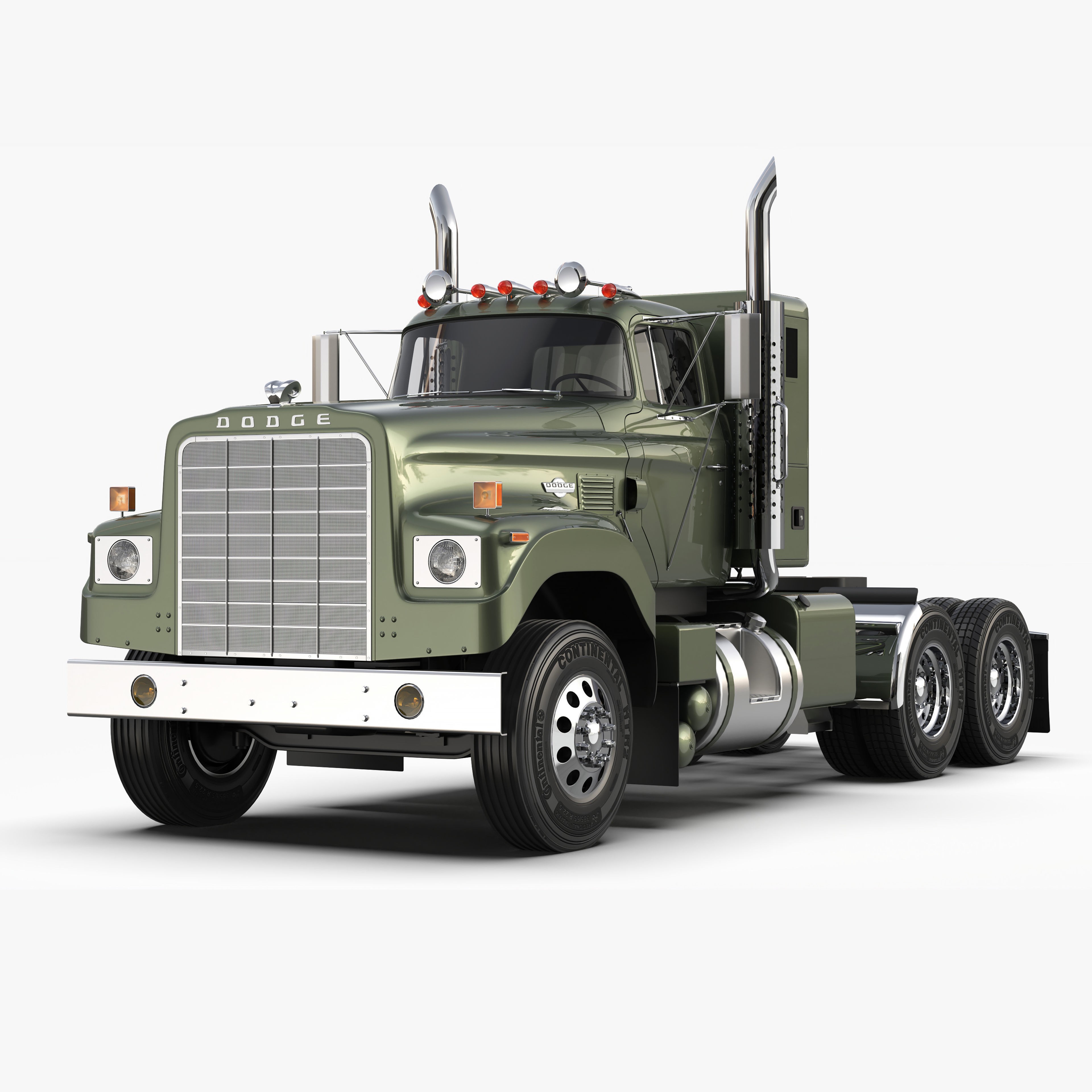 Dodge CNT 950 Big Horn 1973-1975 - High-Poly 3D Model - View 3