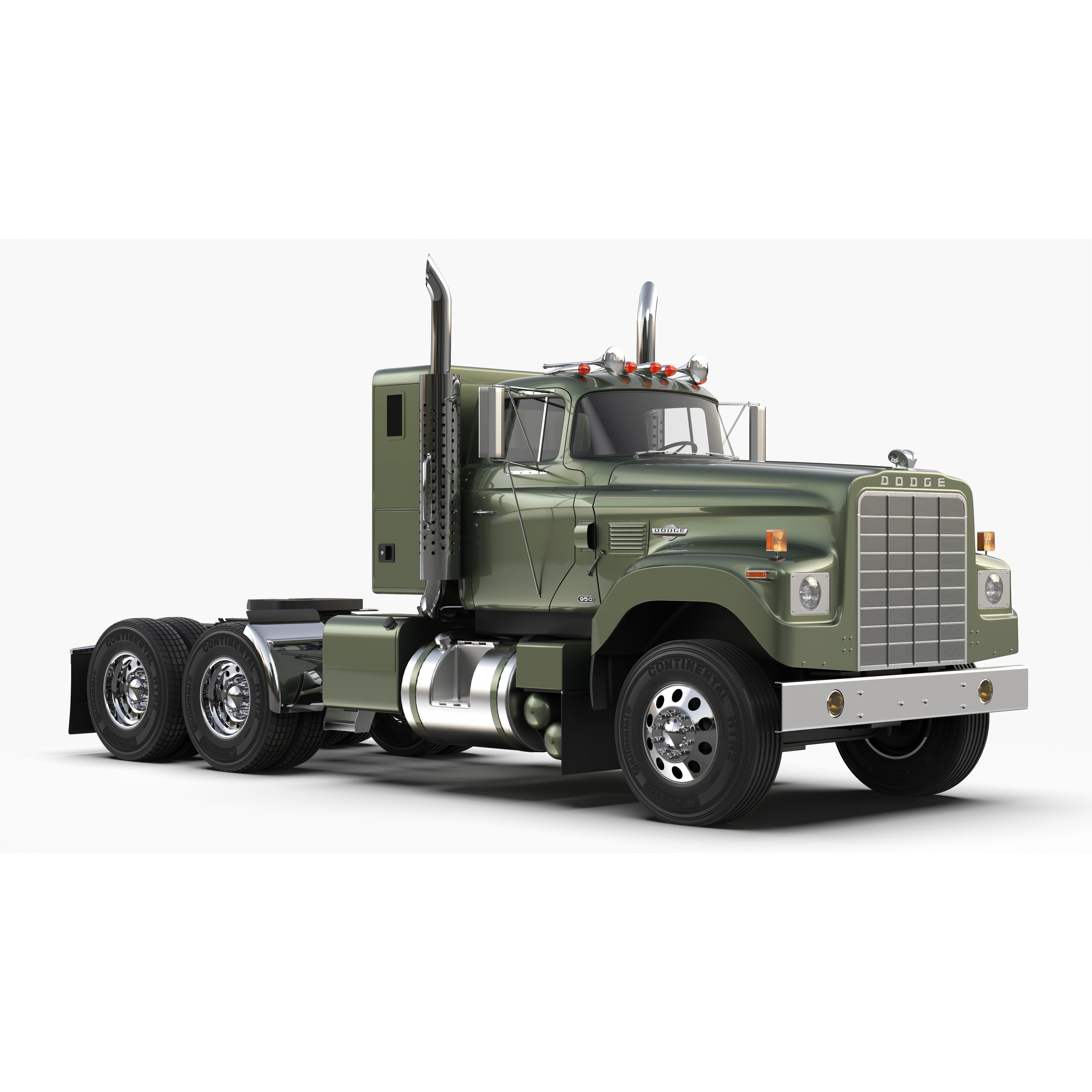 Dodge CNT 950 Big Horn 1973-1975 - High-Poly 3D Model - View 7