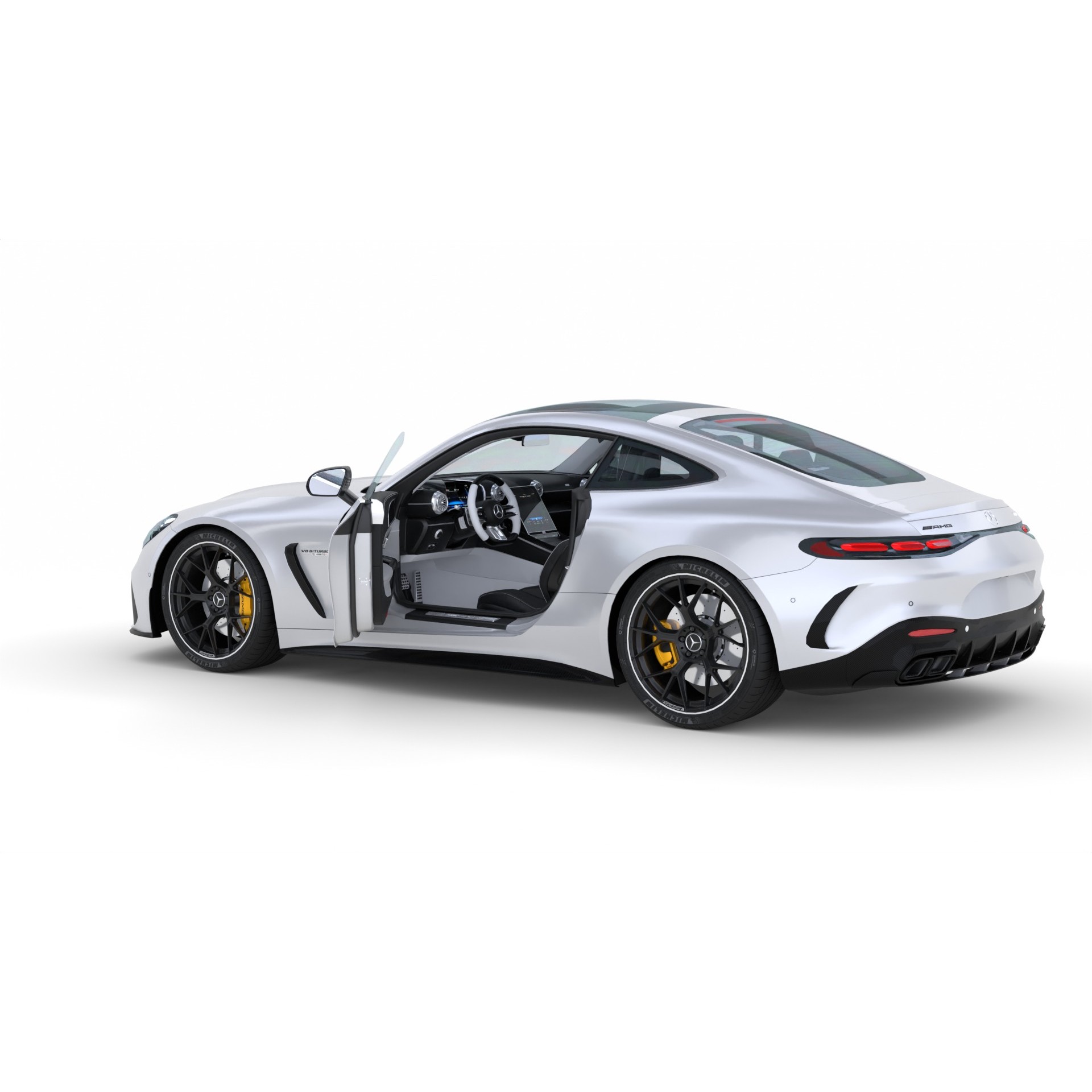 Mercedes AMG GT63 Coupe 2024 - High-Quality 3D Model - View 10