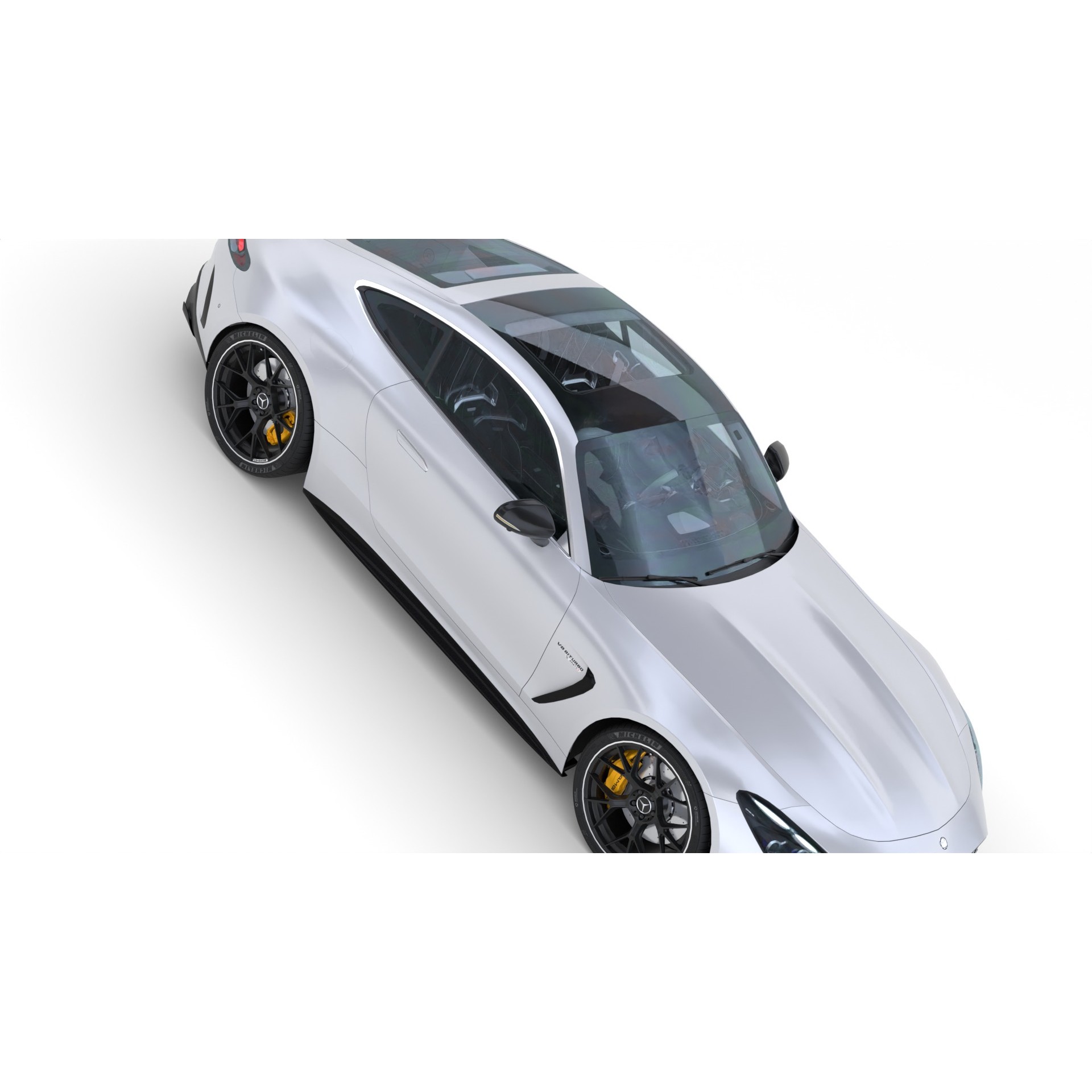 Mercedes AMG GT63 Coupe 2024 - High-Quality 3D Model - View 13