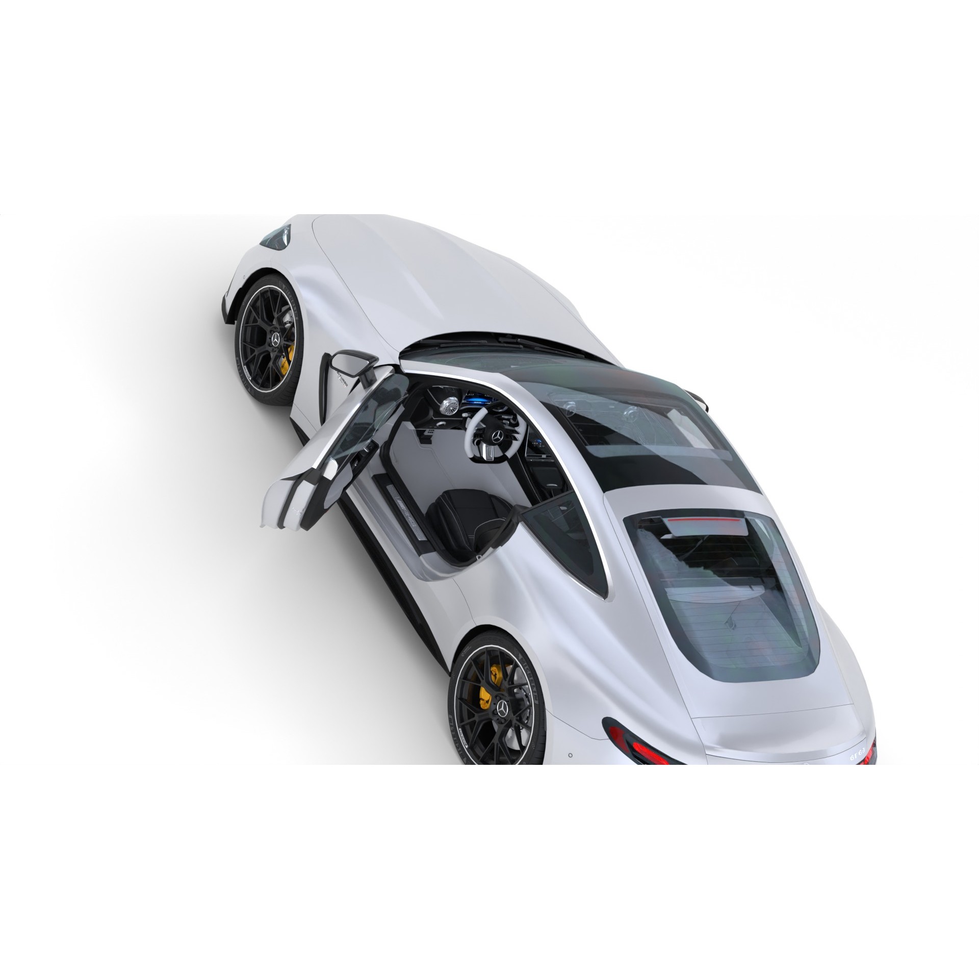 Mercedes AMG GT63 Coupe 2024 - High-Quality 3D Model - View 15
