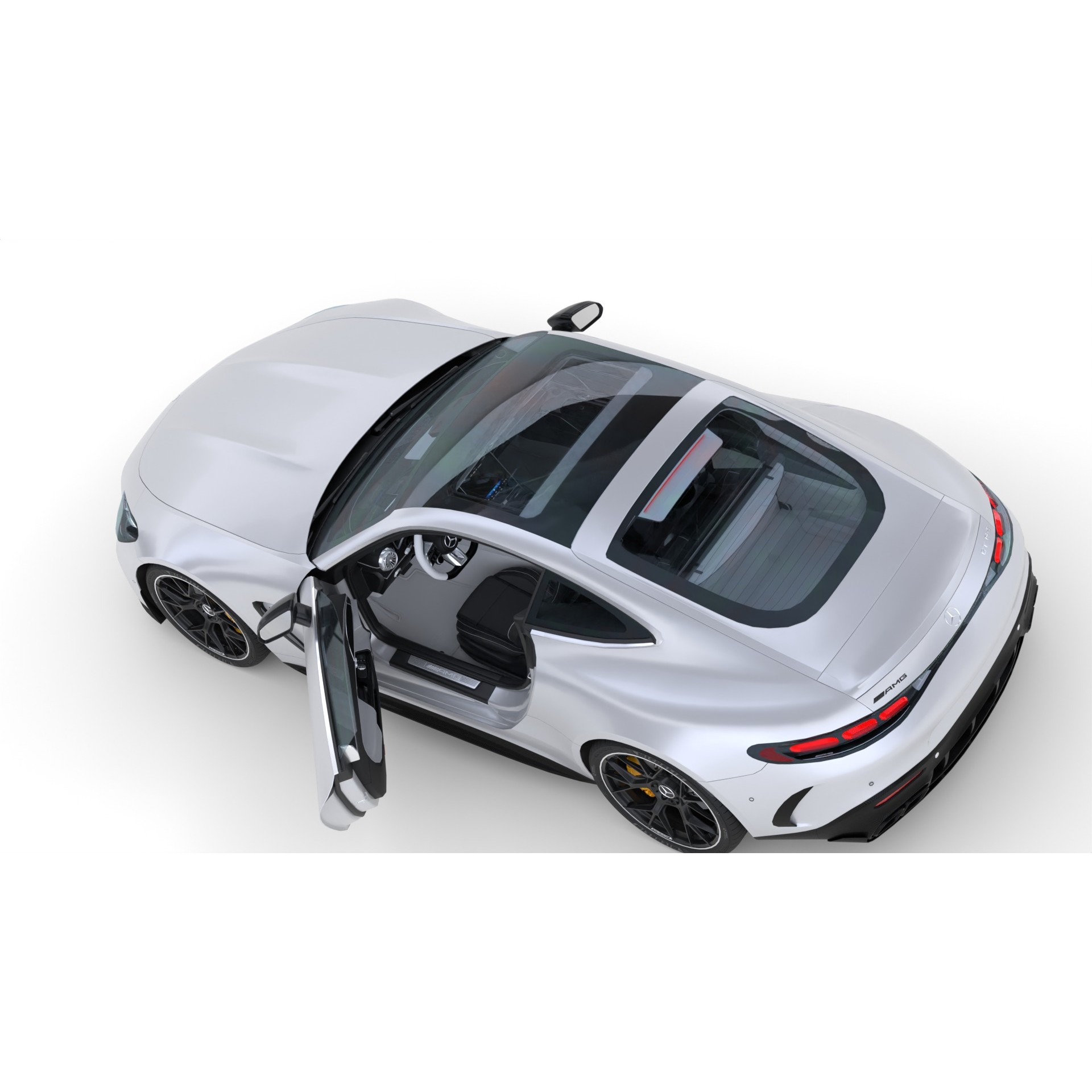 Mercedes AMG GT63 Coupe 2024 - High-Quality 3D Model - View 16