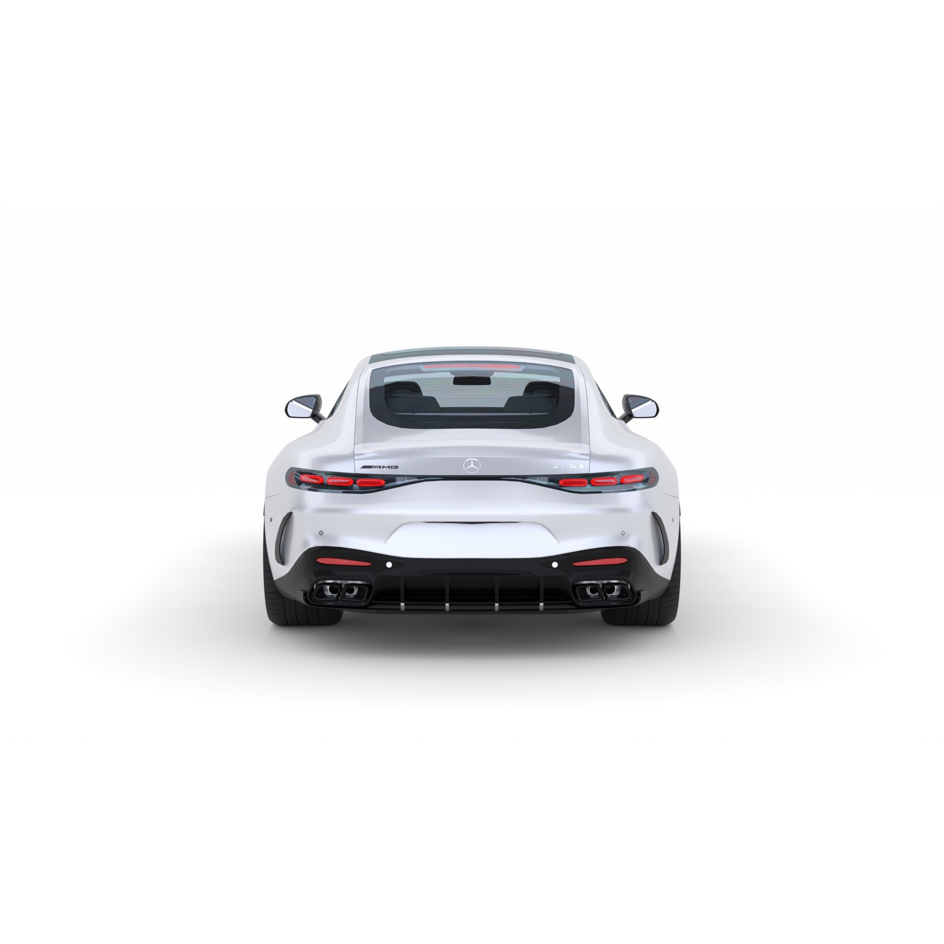 Mercedes AMG GT63 Coupe 2024 - High-Quality 3D Model - View 6