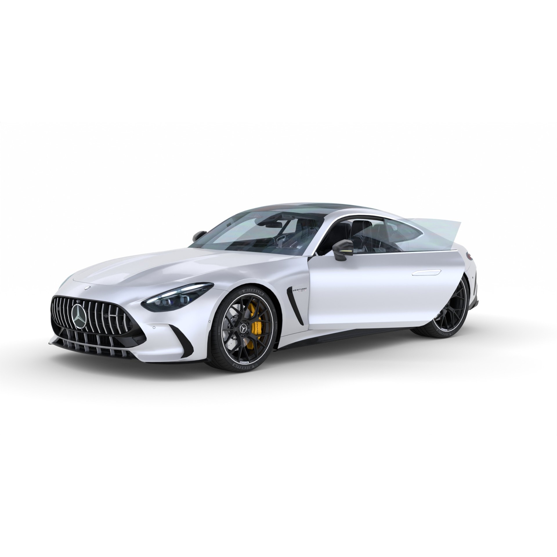 Mercedes AMG GT63 Coupe 2024 - High-Quality 3D Model - View 9