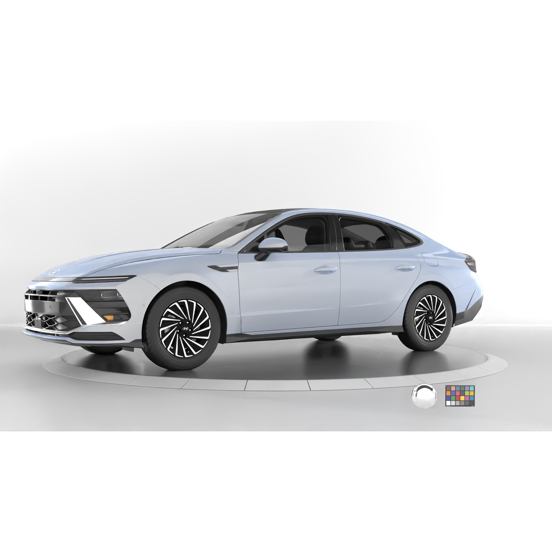 Hyundai Sonata 2024 - Game-Ready 3D Model - View 18