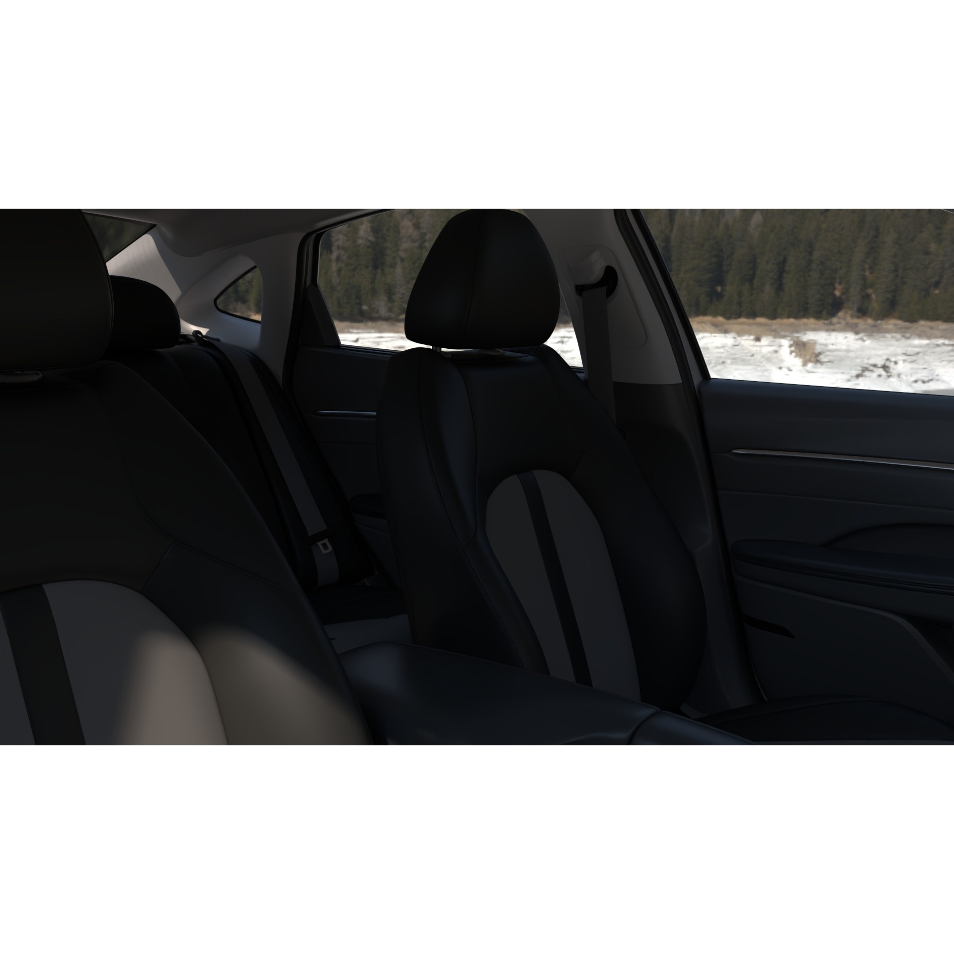 Hyundai Sonata 2024 - Game-Ready 3D Model - View 20