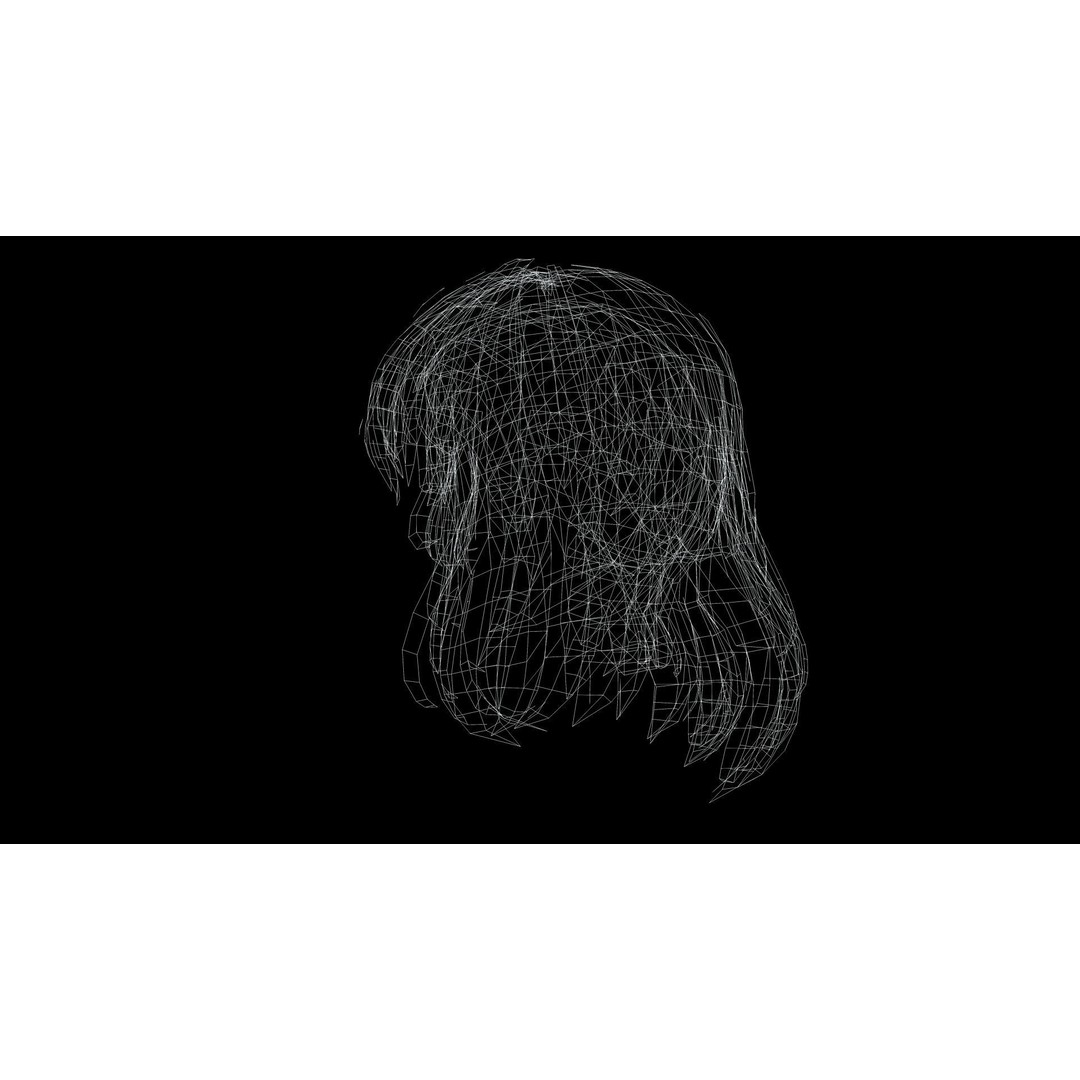 Female Short Hair 3D Model – Low Poly Customizable Game Asset, FBX - View 13