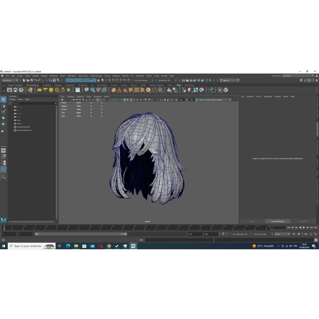 Female Short Hair 3D Model – Low Poly Customizable Game Asset, FBX - View 15