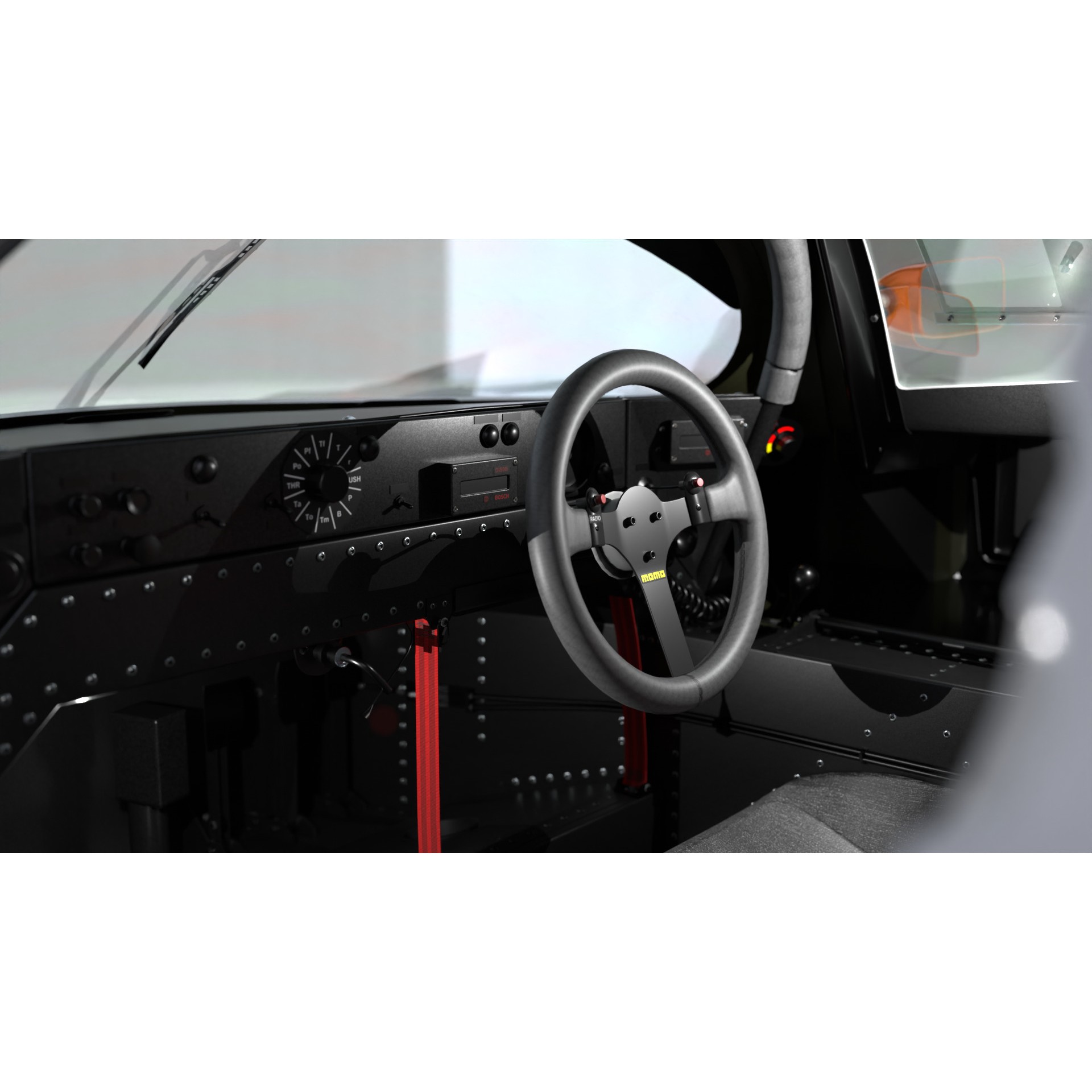 Mercedes C9 1989 Le Mans Winner - Game-Ready 3D Model - View 19