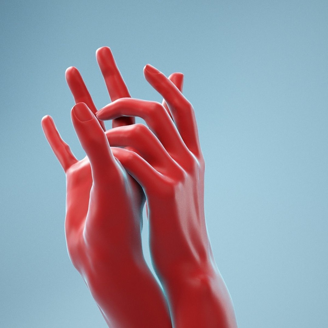 Washing Realistic Hands 3D Model – High Poly, PBR Textures, FBX - View 10