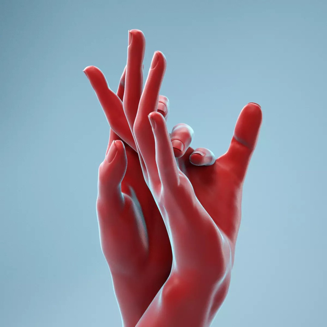 Washing Realistic Hands 3D Model – High Poly, PBR Textures, FBX - View 2