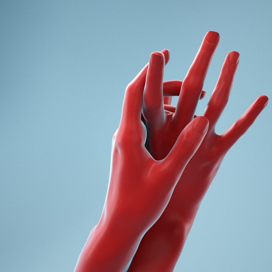 Washing Realistic Hands 3D Model – High Poly, PBR Textures, FBX - View 5