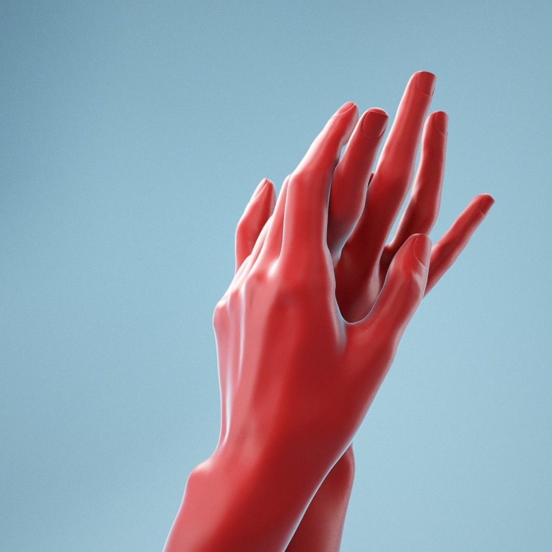 Washing Realistic Hands 3D Model – High Poly, PBR Textures, FBX - View 6