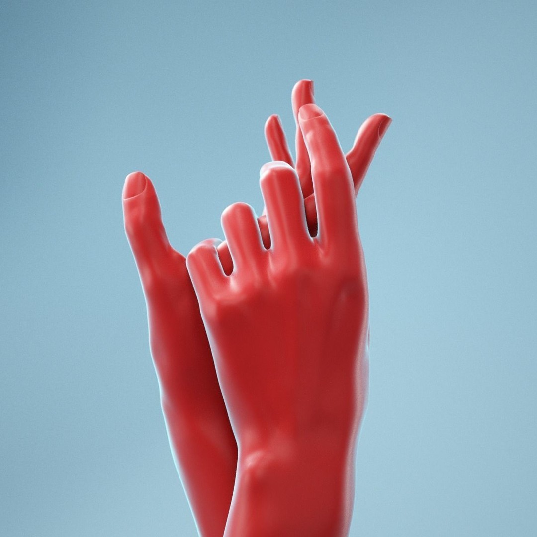 Washing Realistic Hands 3D Model – High Poly, PBR Textures, FBX - View 8