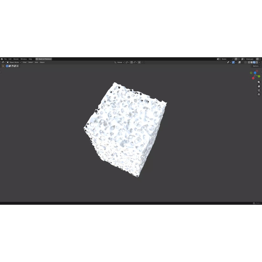 Bone Structure 3D Model – PBR Medical Asset, FBX, OBJ, Blender - View 11