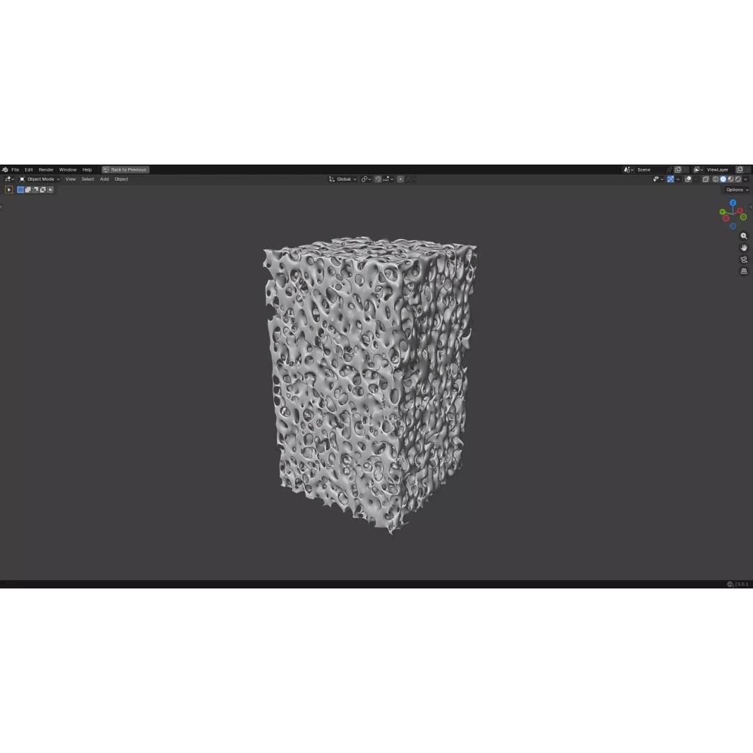 Bone Structure 3D Model – PBR Medical Asset, FBX, OBJ, Blender - View 14